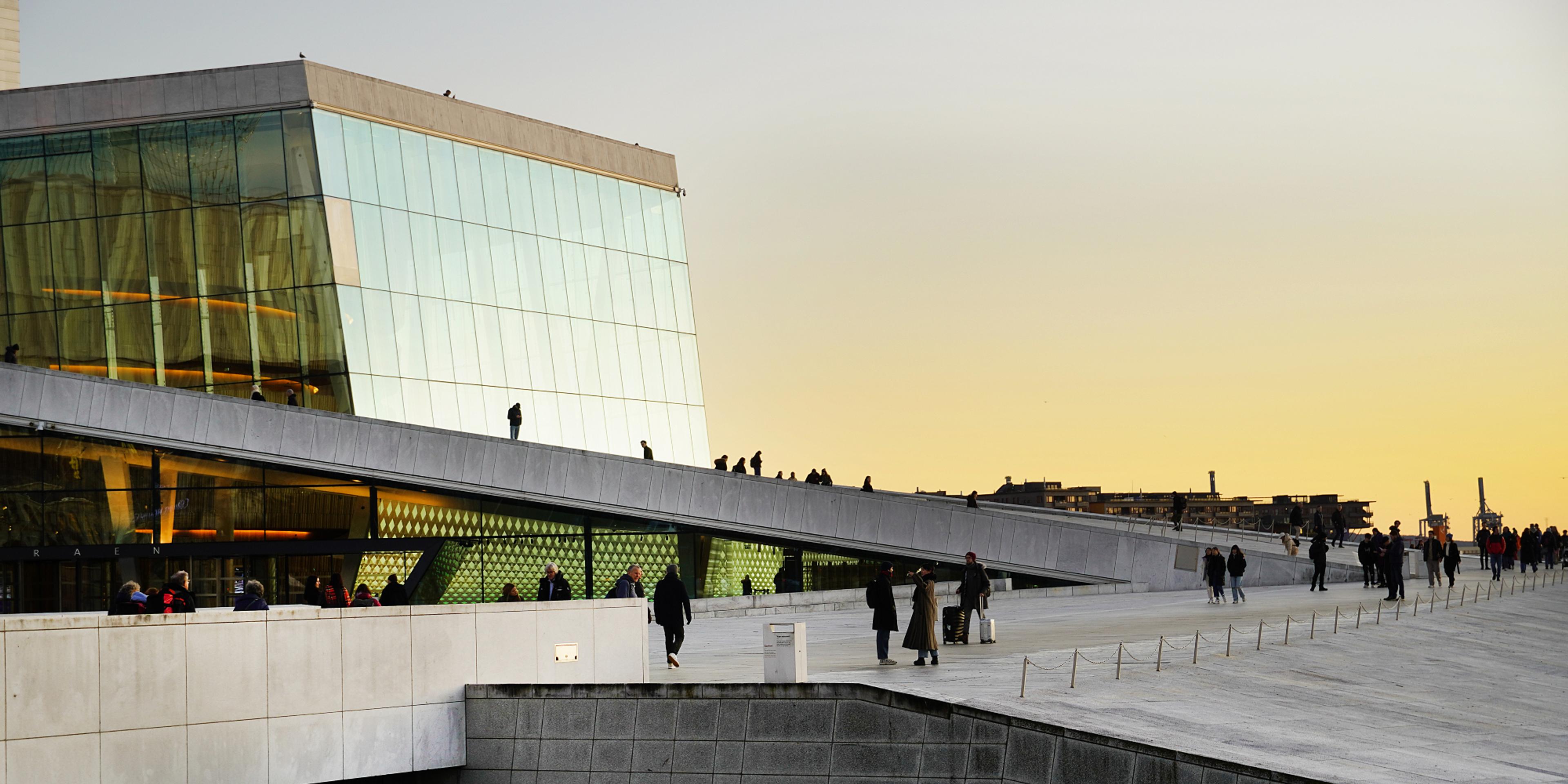 The Opera house in Oslo in November light
