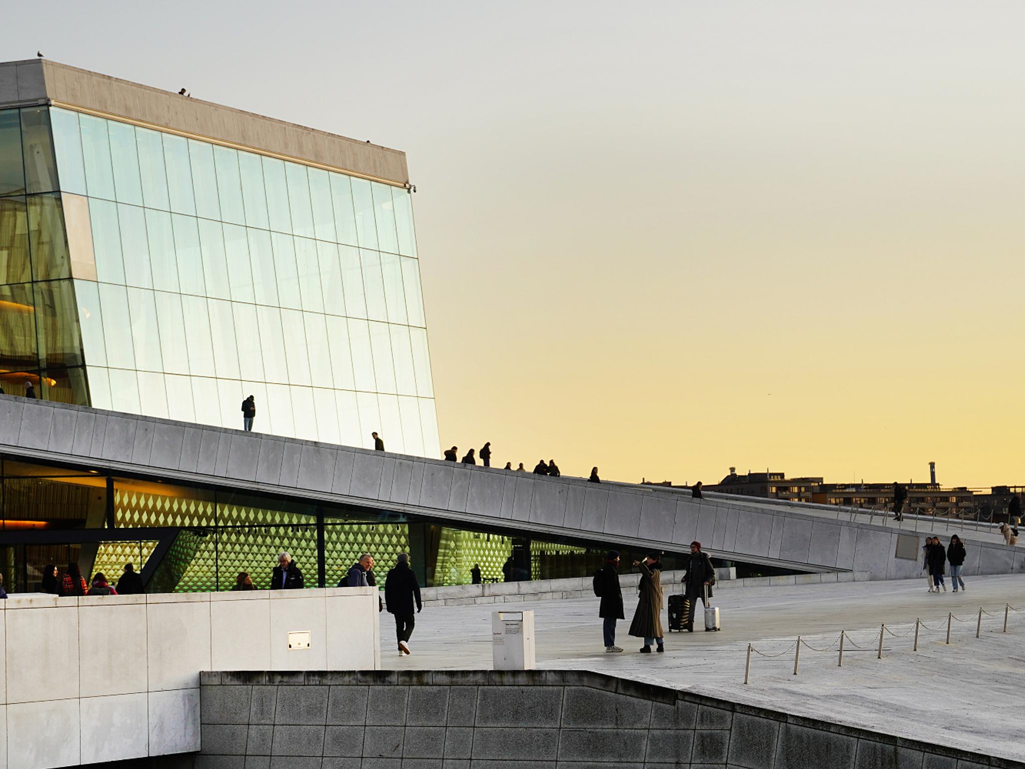 The Opera house in Oslo in November light