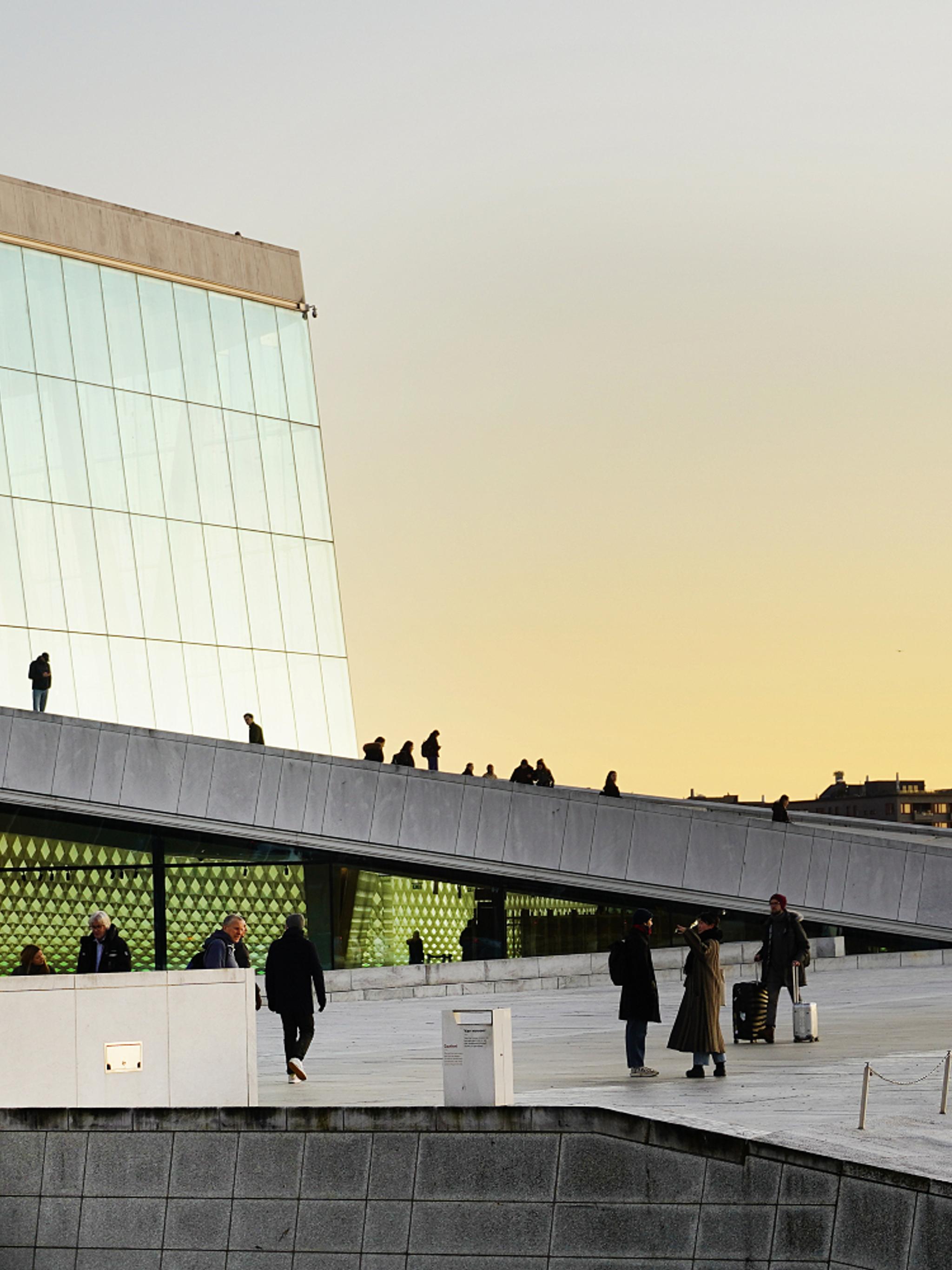 The Opera house in Oslo in November light