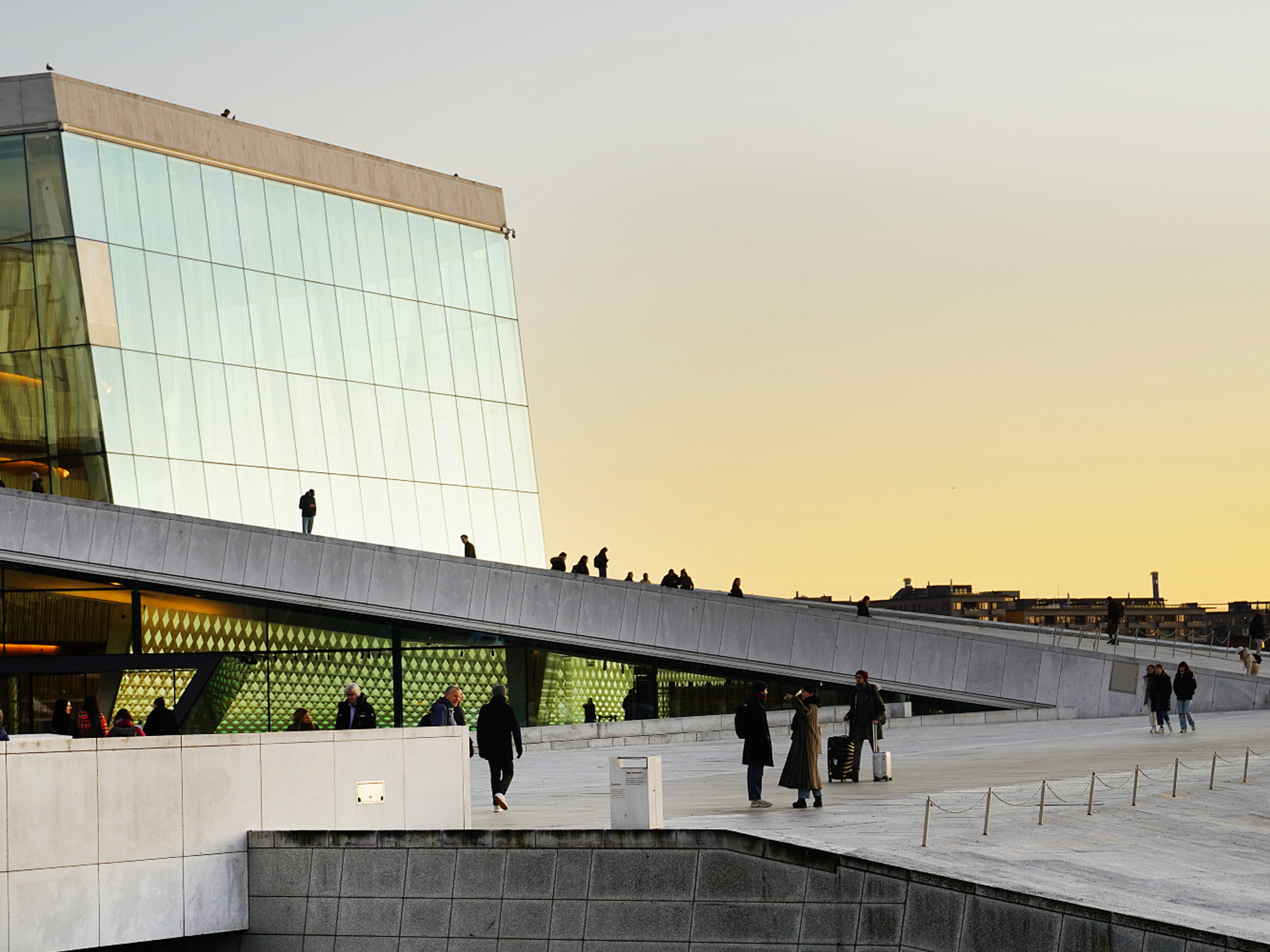 The Opera house in Oslo in November light