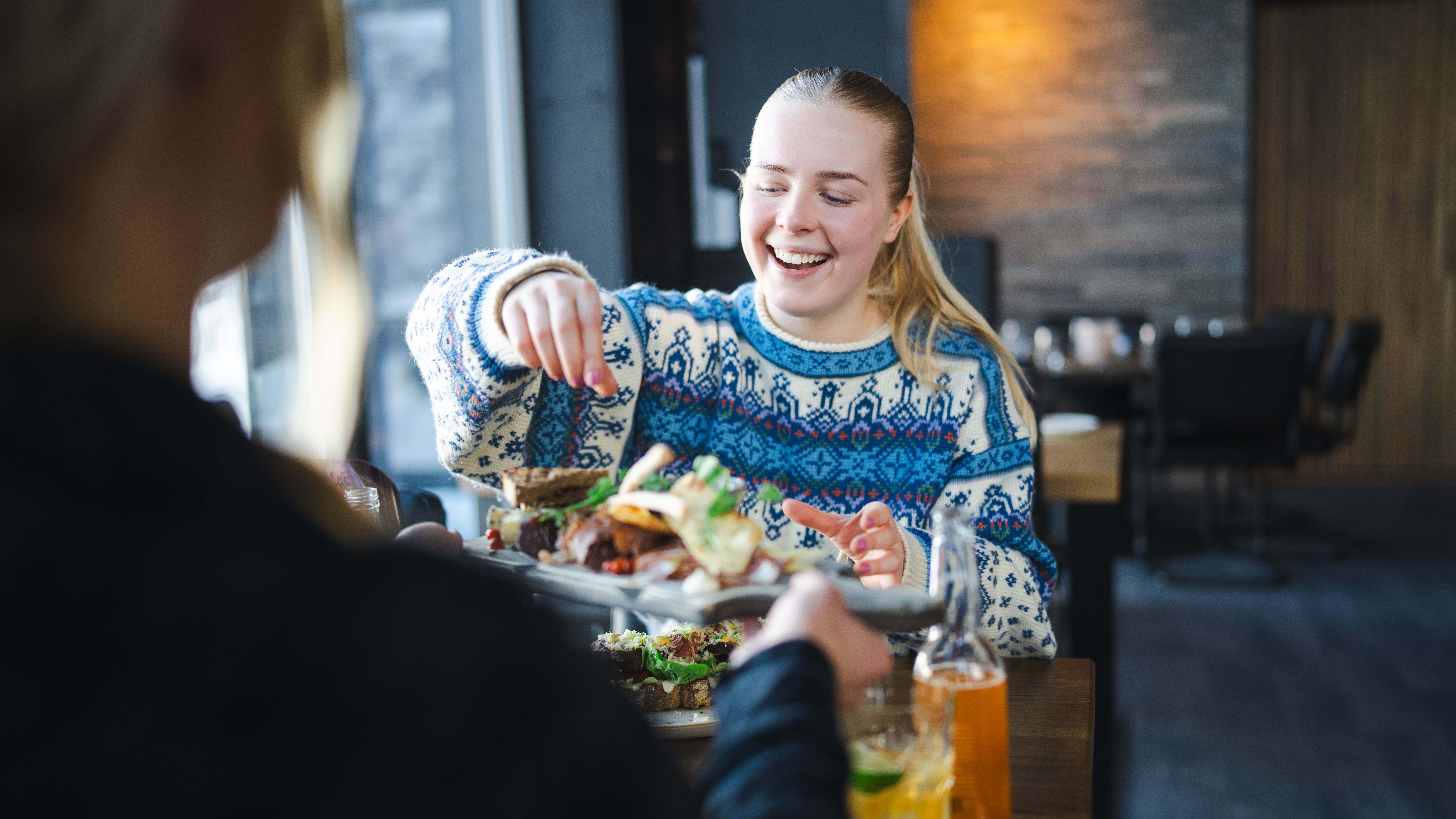Lunch at Skigarden in Hemsedal