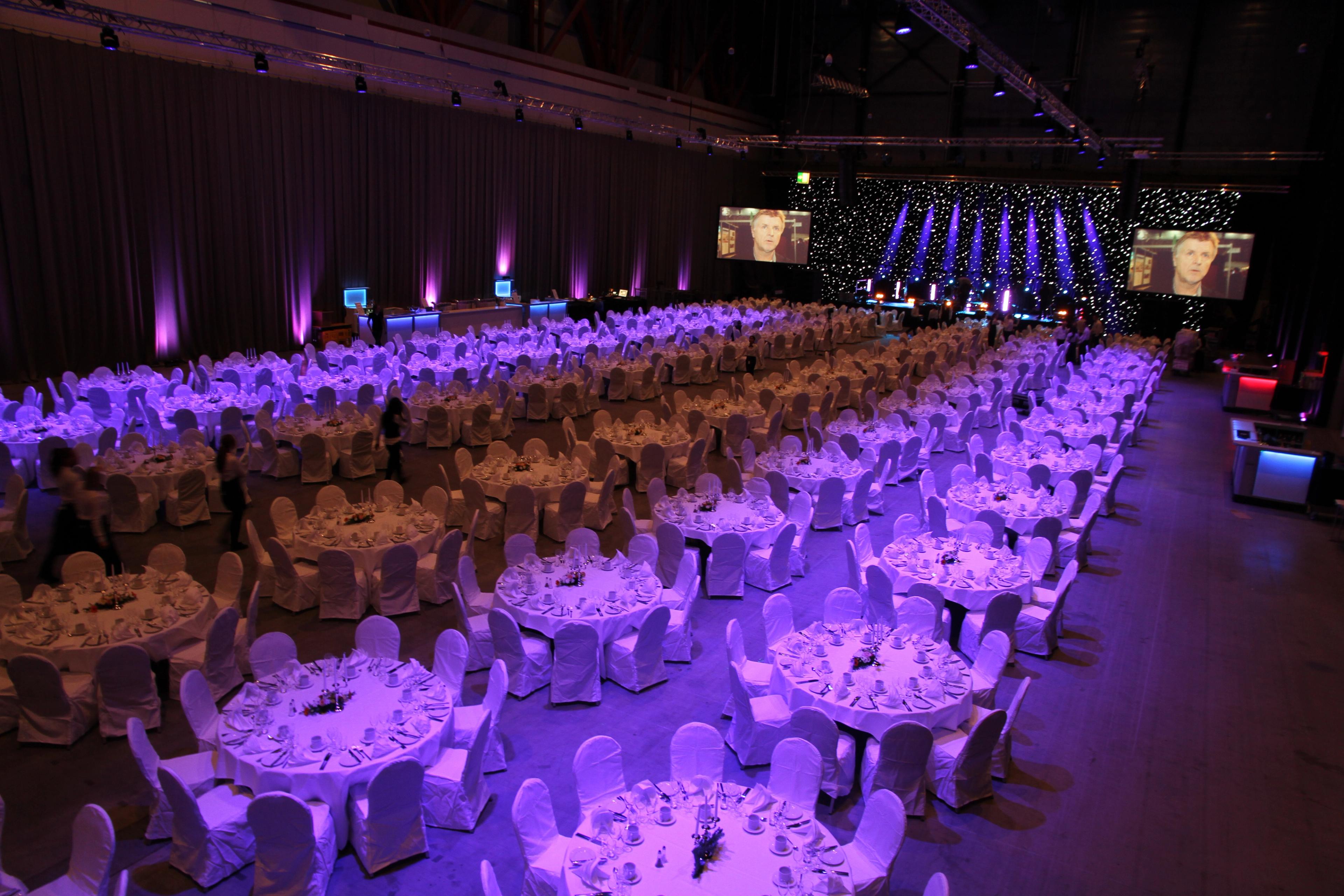 Dinner at Norway Exhibition and Convention Center, Oslo in Norway