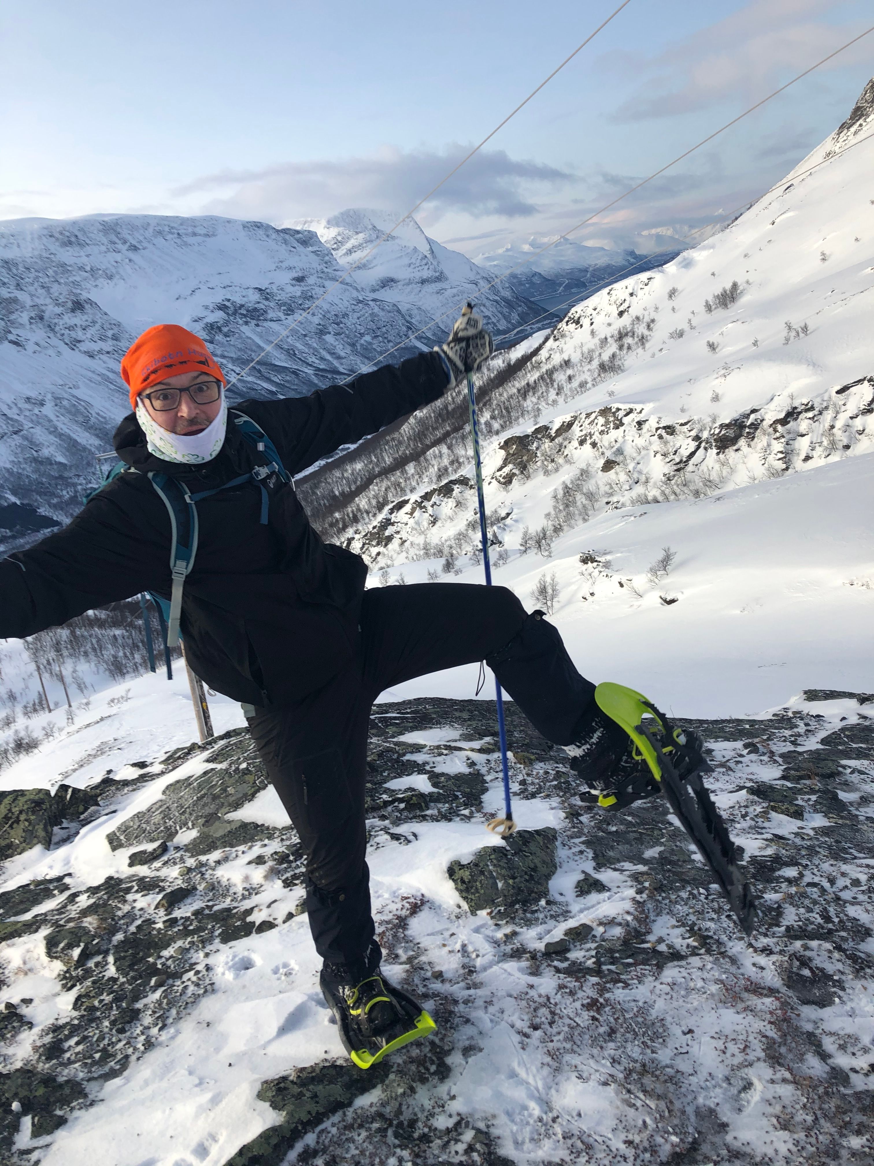 Svein Oddvar Leiros, a local in Lyngenfjord in Northern Norway