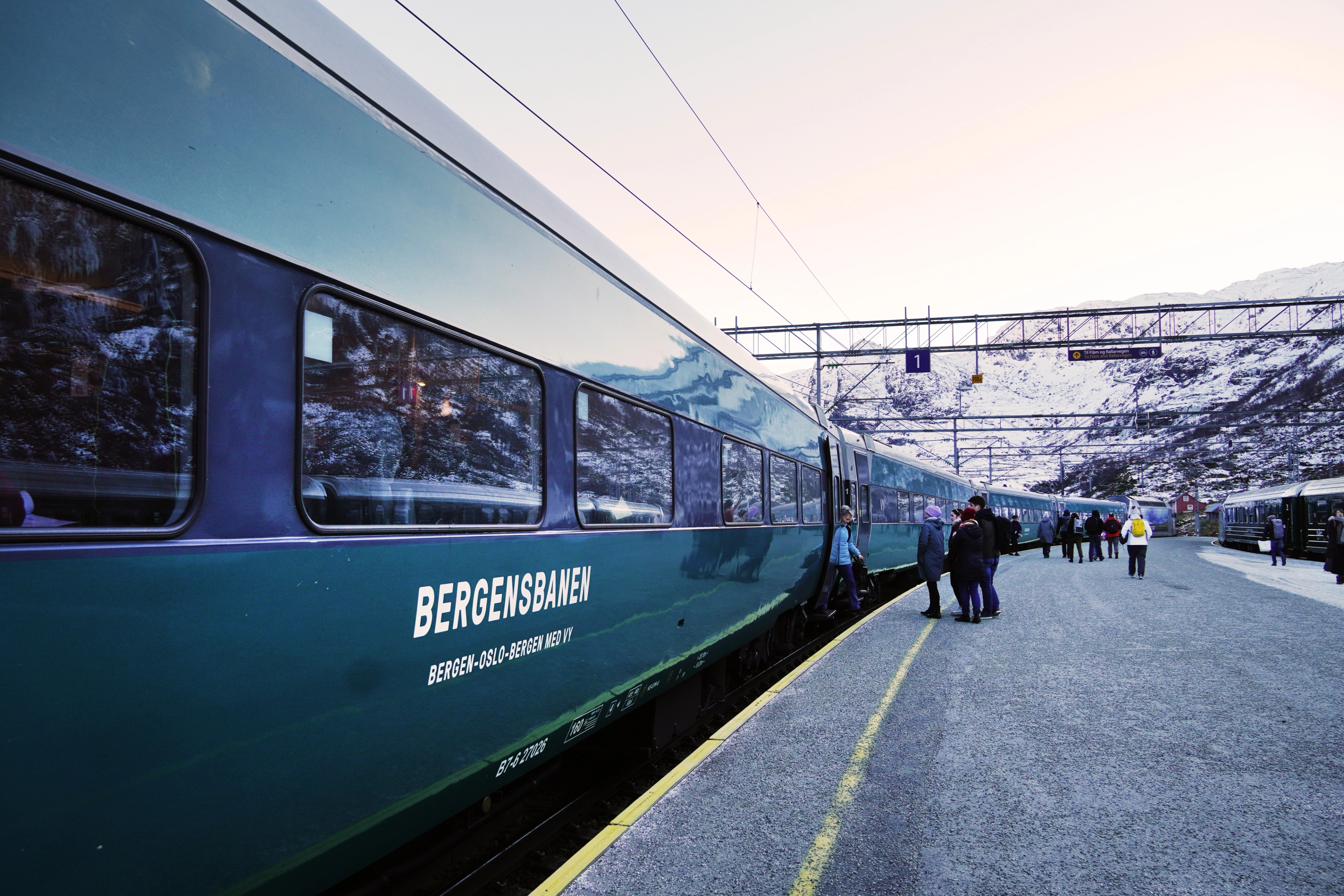 Bergensbanen train at Myrdal