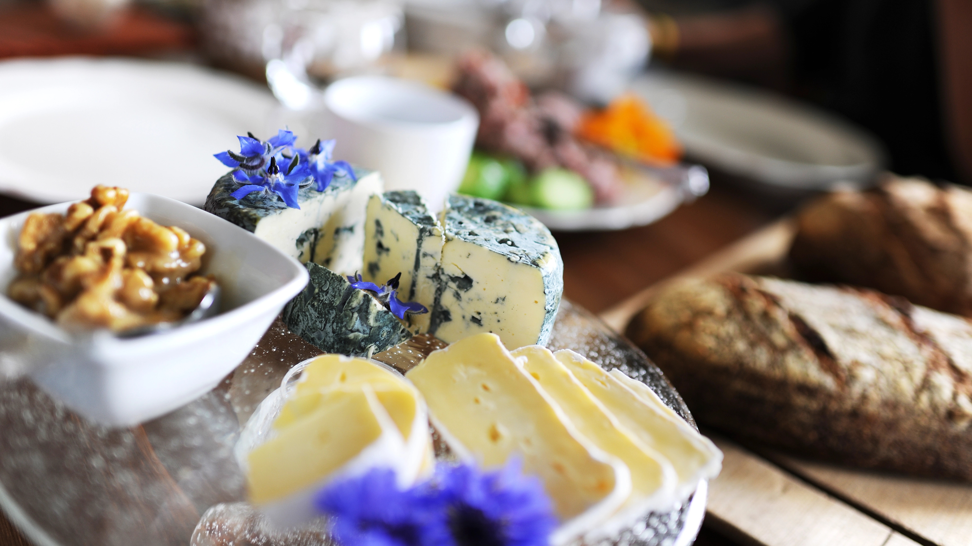 Cheese plate at Hitra Gårdsmat in Trøndelag