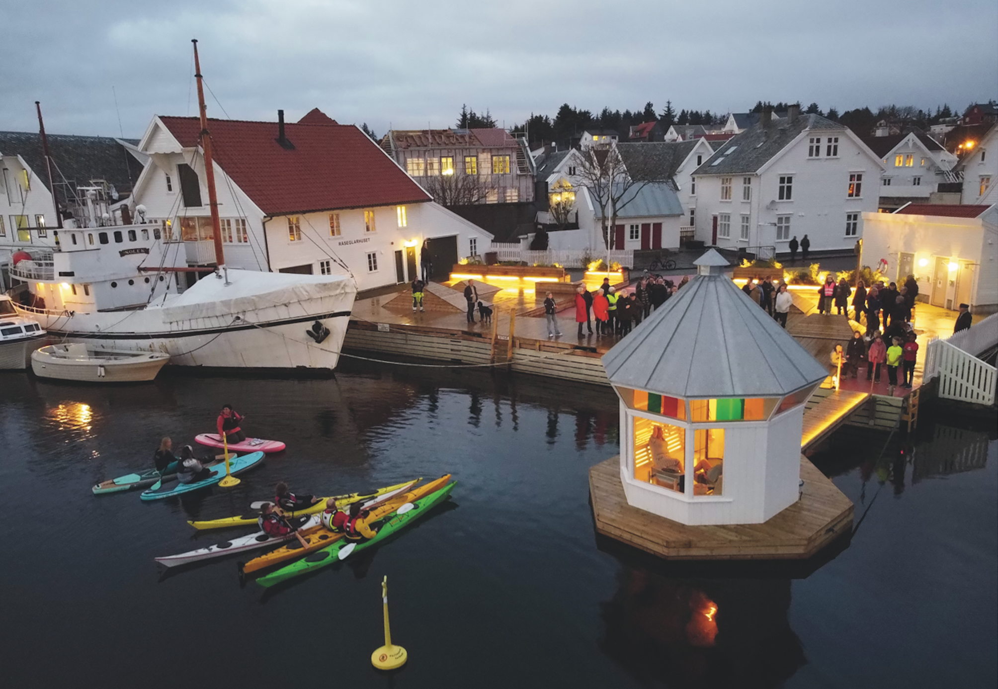 The city bath in Skudeneshavn, Karmøy, Fjord Norway