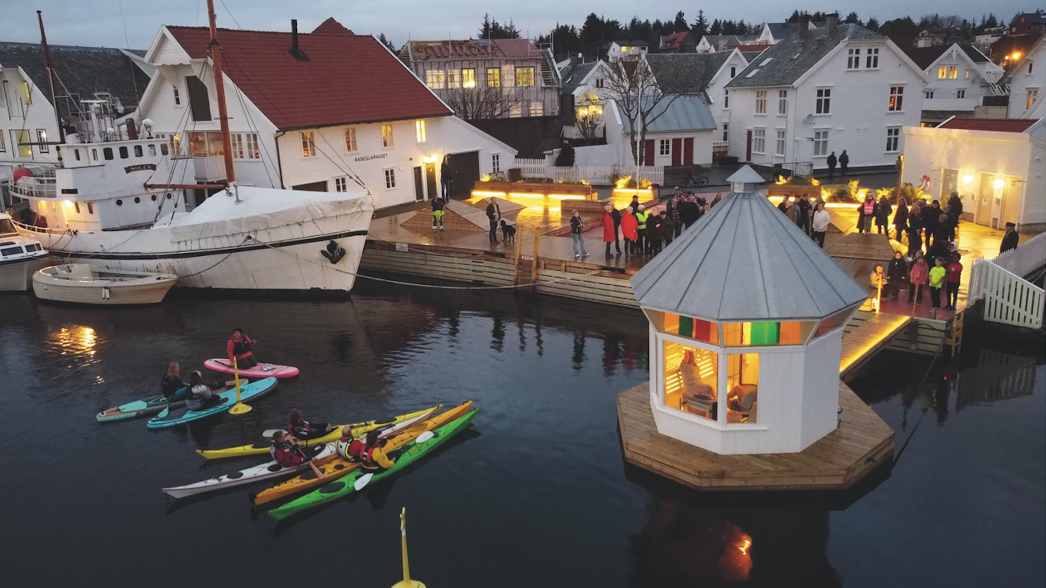 The city bath in Skudeneshavn, Karmøy, Fjord Norway