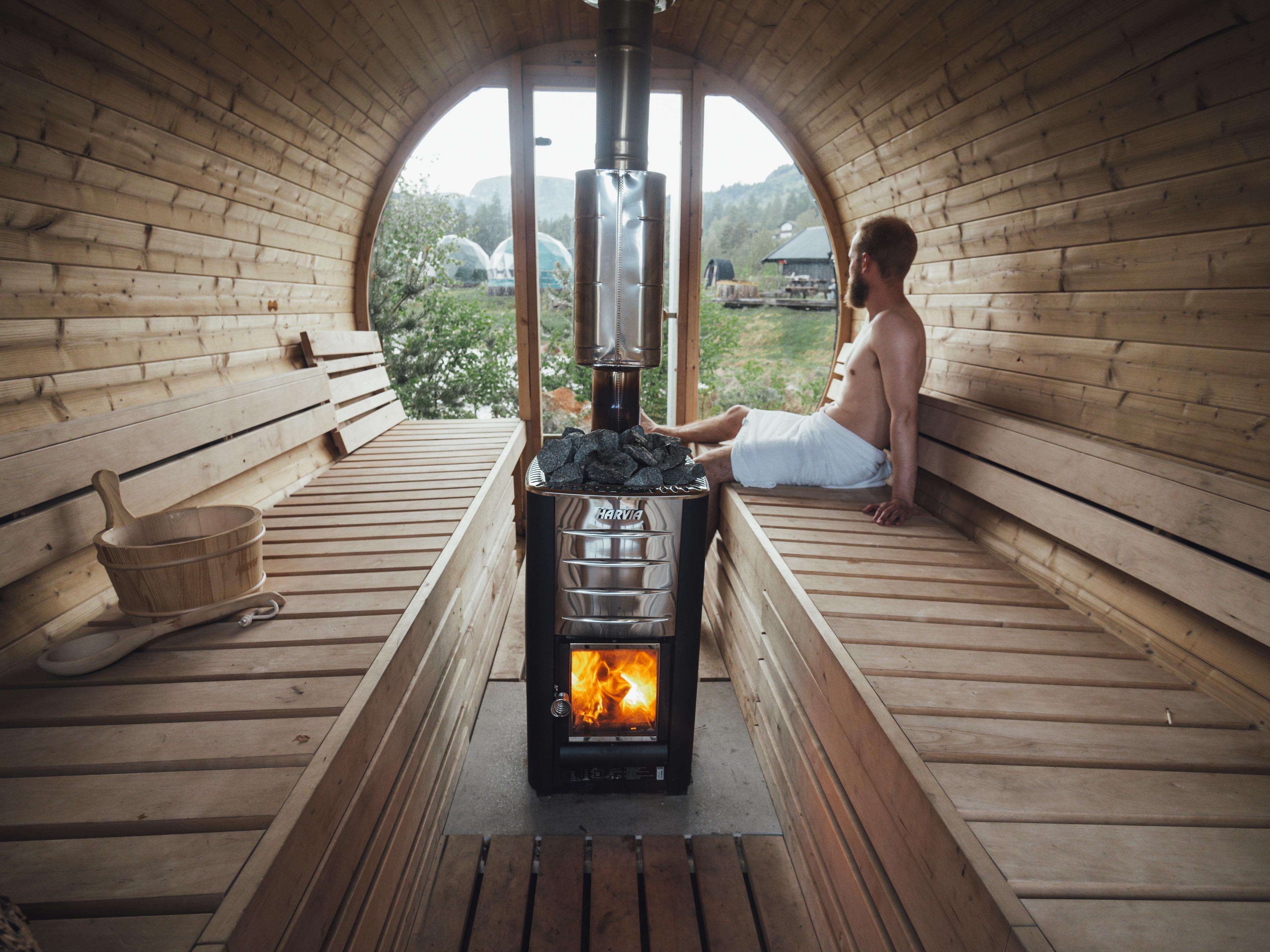 Sauna at Brokkestøylen in Southern Norway