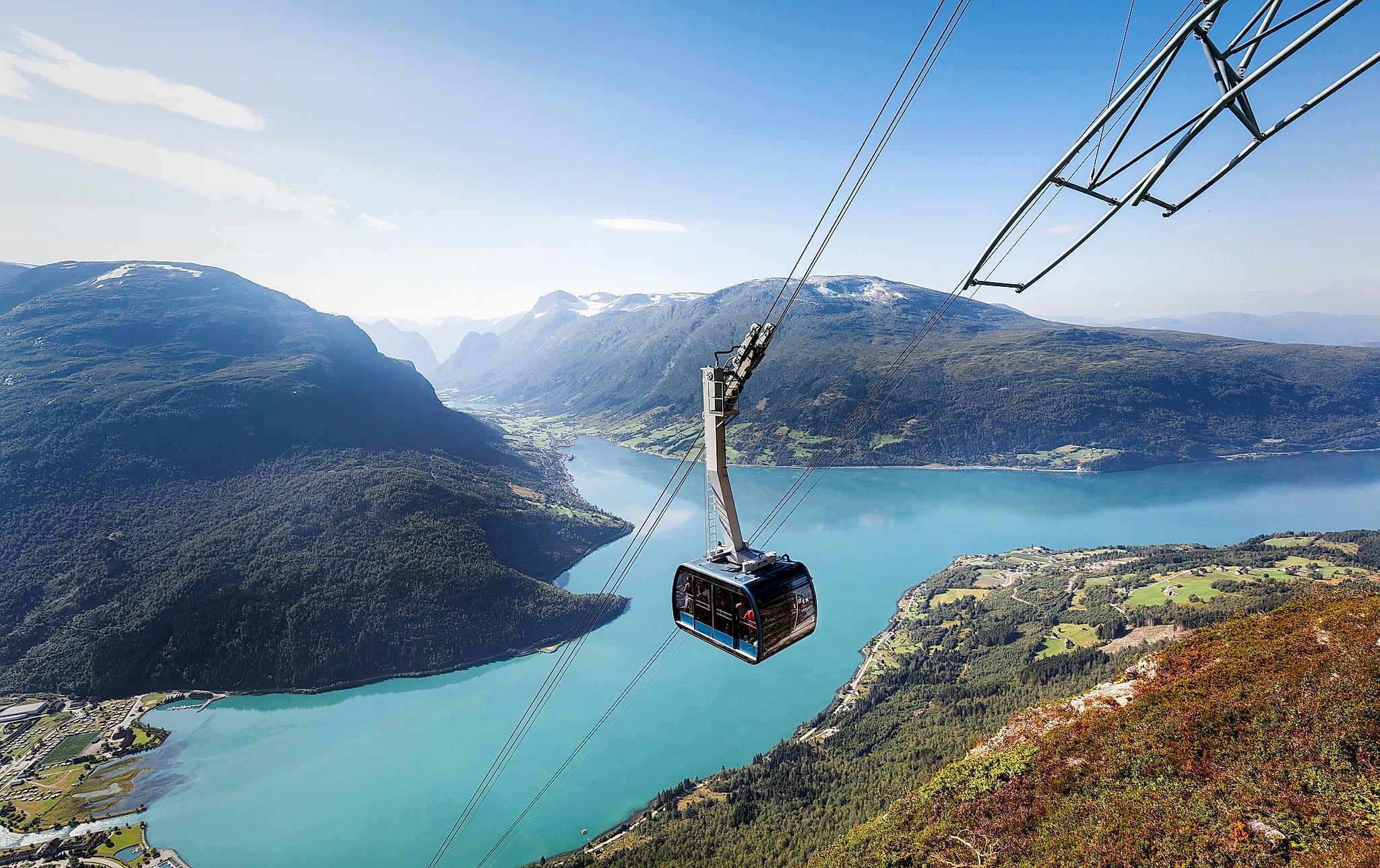 Loen Skylift om sommeren