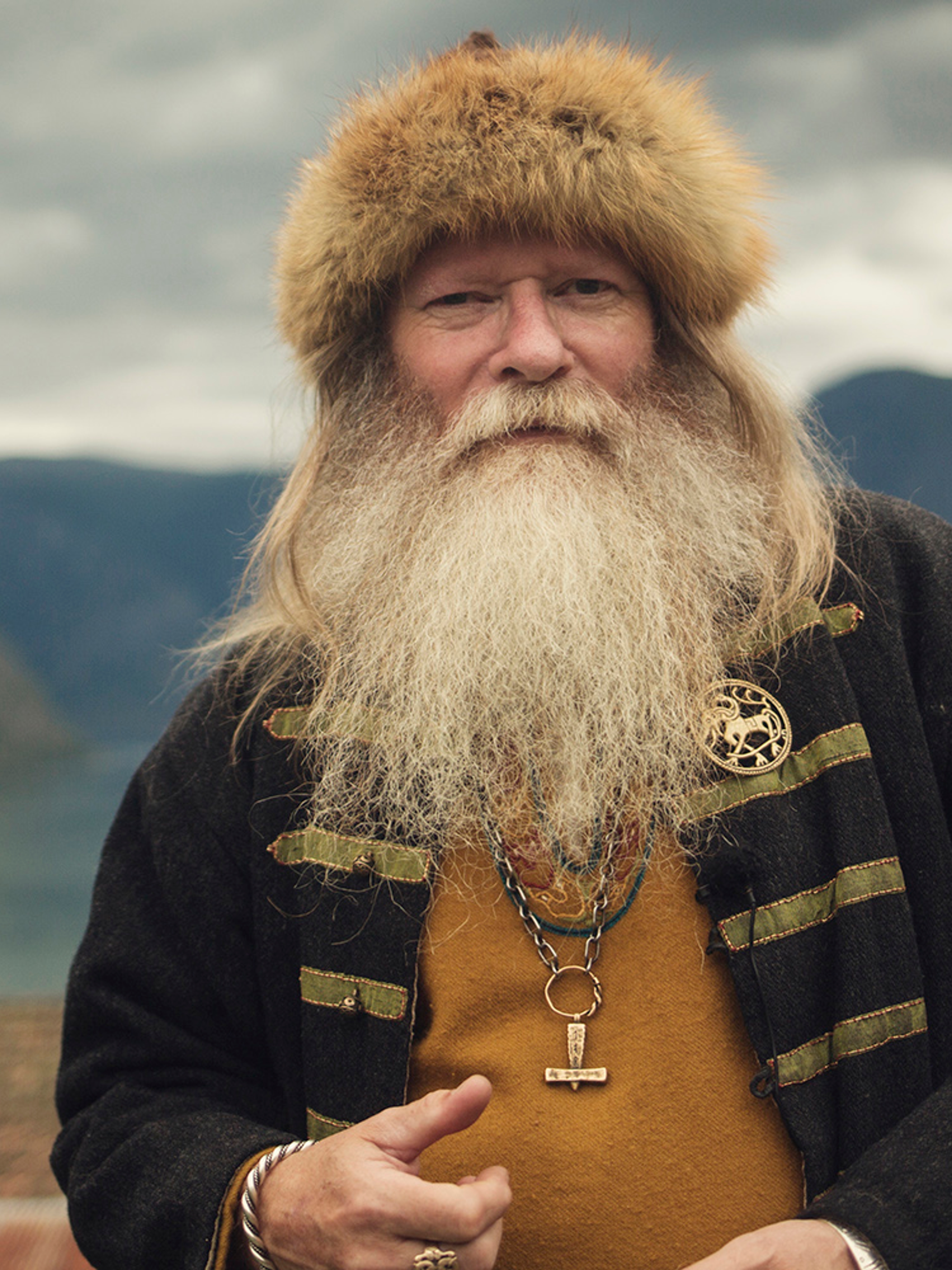 Olafr Reydarsson, the chieftain of the Gudvangen Viking town of Njardarheimr