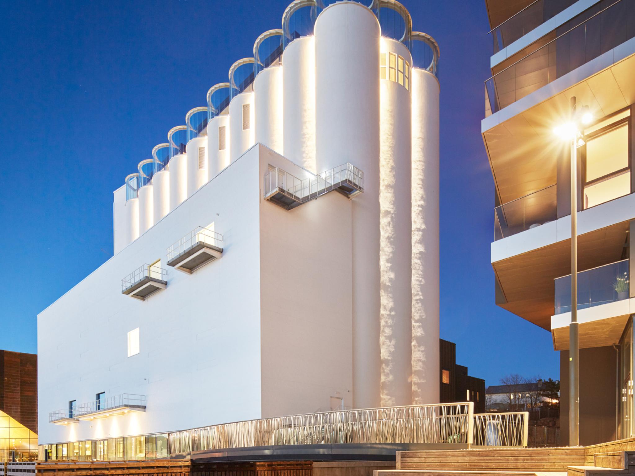 Kunstsilo - The art silo at Odderøya island in Kristiansand, Southern Norway