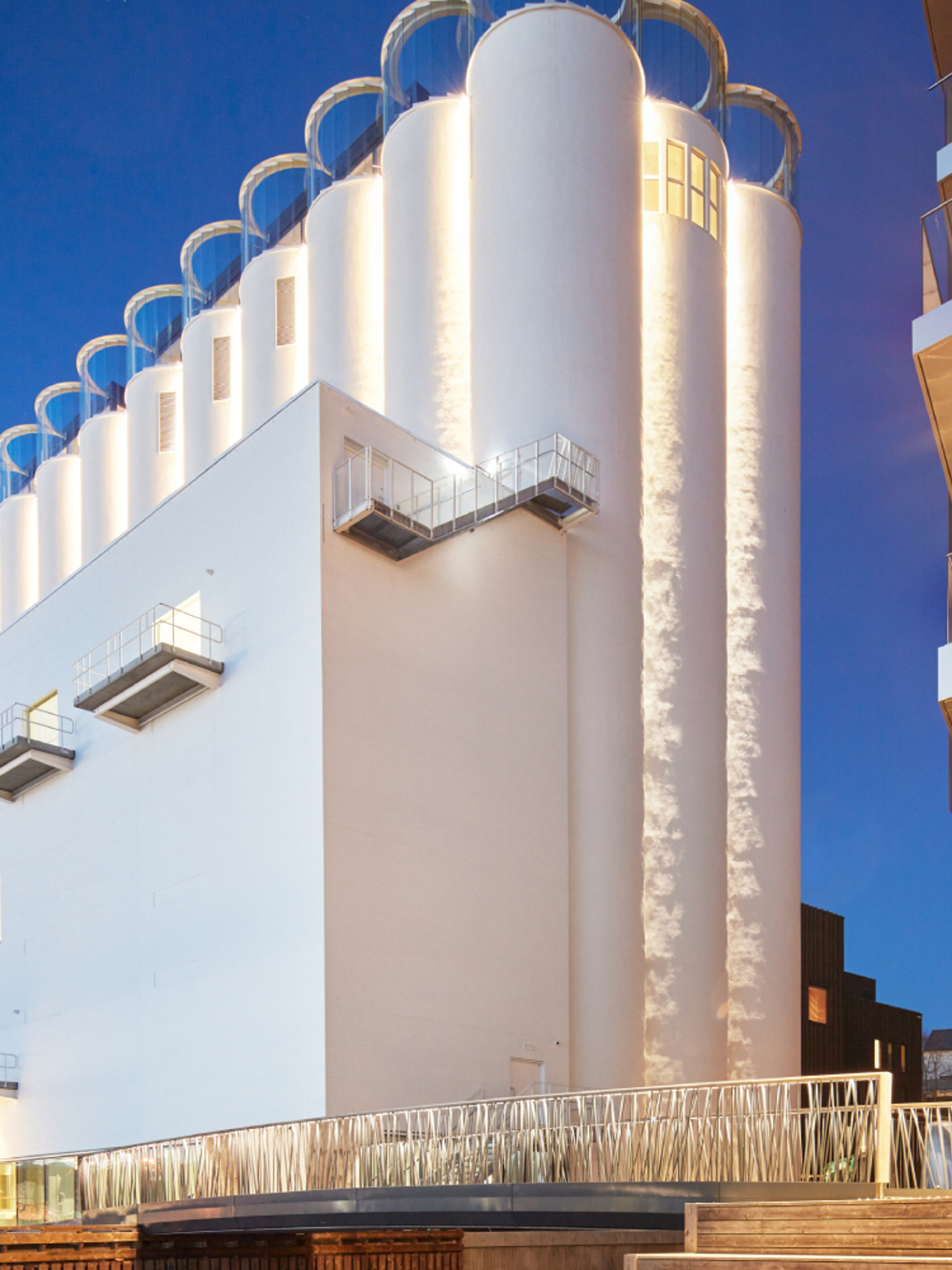 Kunstsilo - The art silo at Odderøya island in Kristiansand, Southern Norway