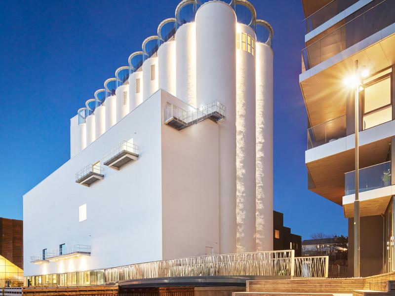 Kunstsilo - The art silo at Odderøya island in Kristiansand, Southern Norway