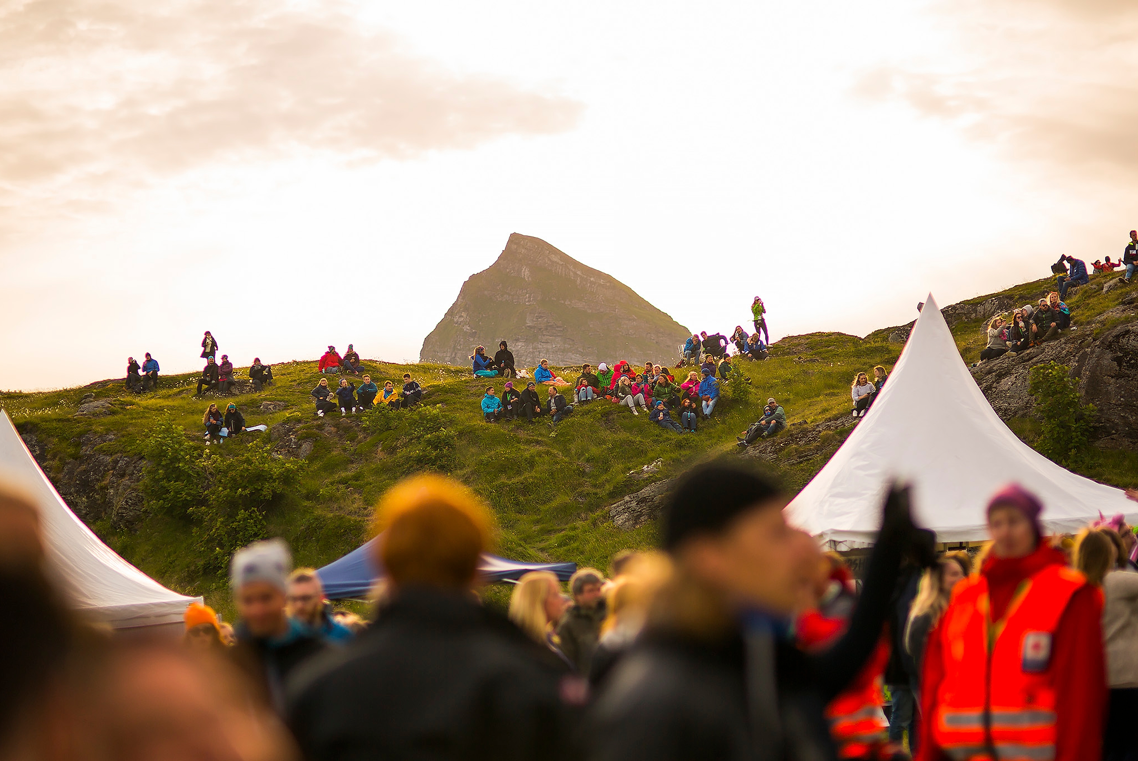 Scenic nature at Trænafestivalen, Helgeland, Northern Norway