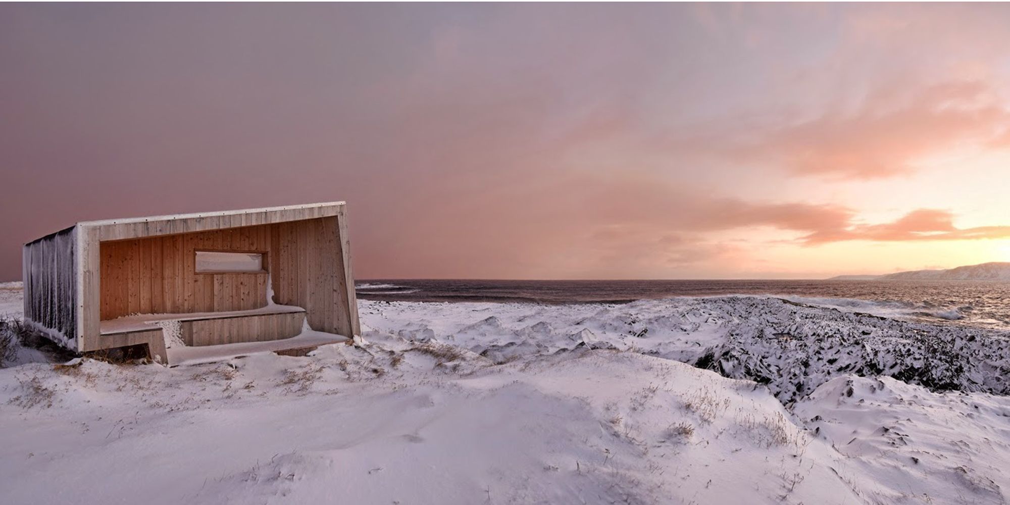 Birdwatching shelter Steilneset, Vardø, Northern Norway