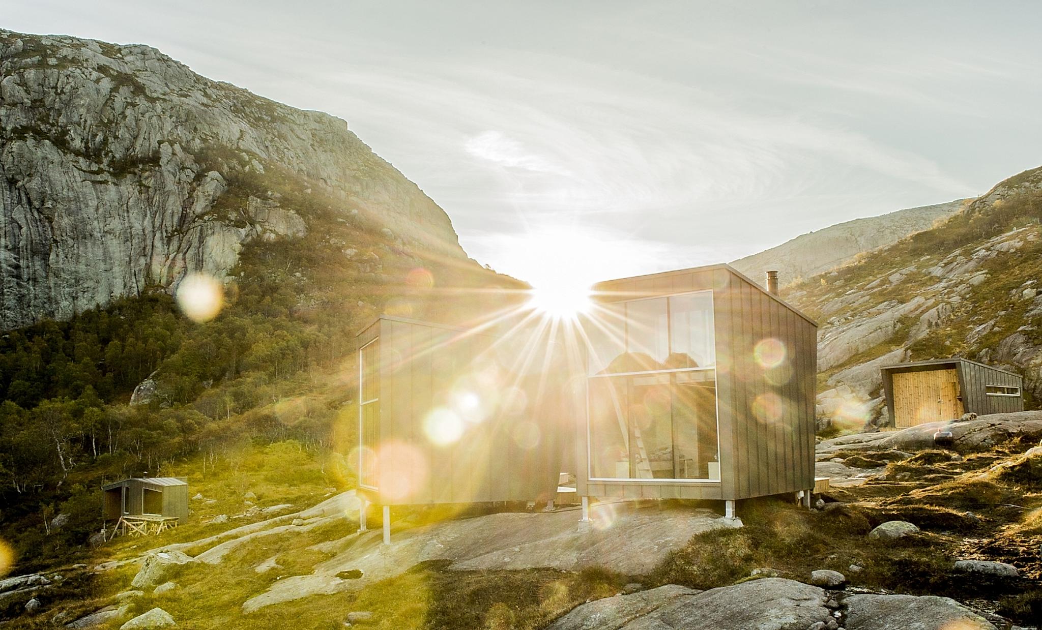 Turisthyttene Skåpet i Ryfylke på Vestlandet