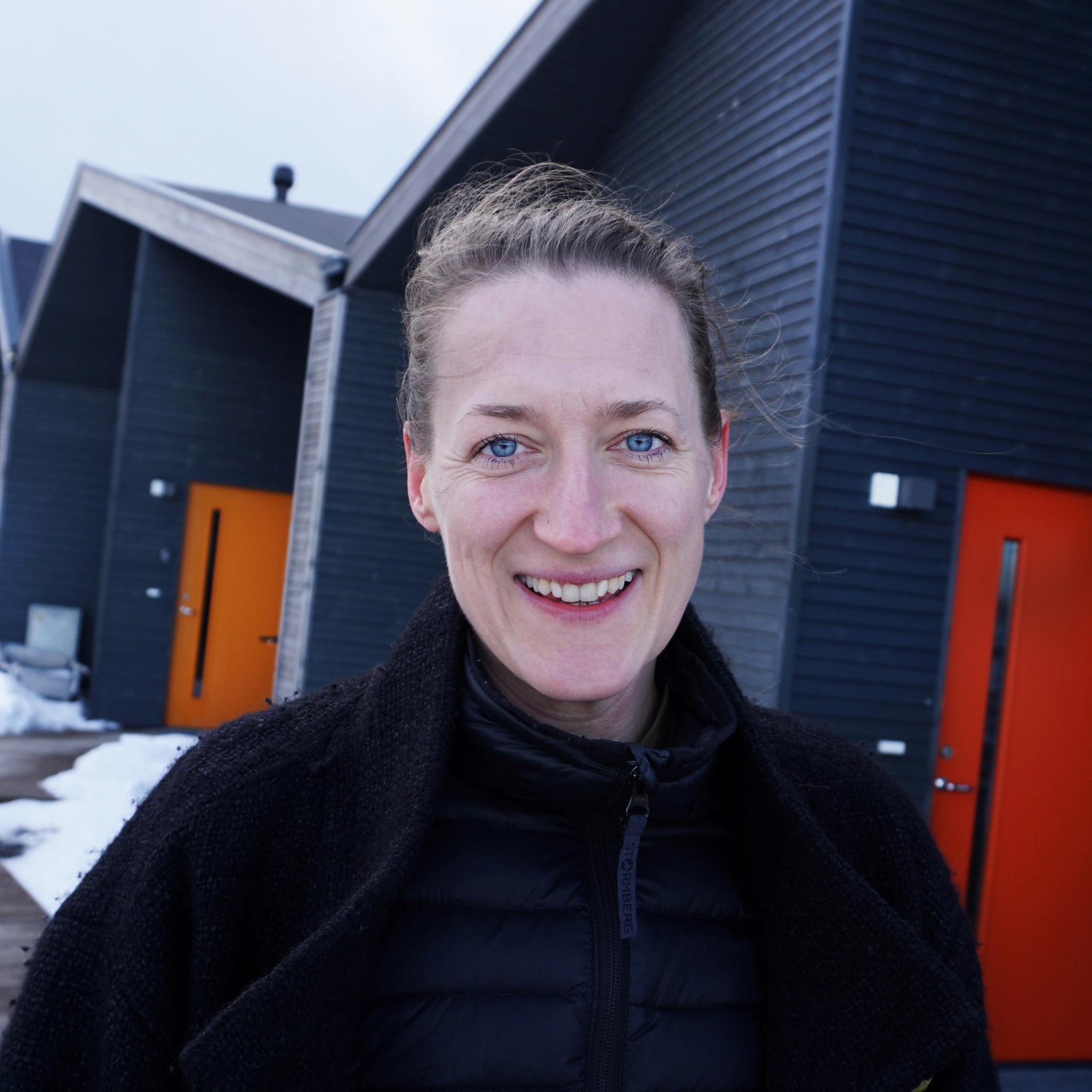 Image of Moa Björnsson on the Træna islands on the Helgeland coast in Northern Norway