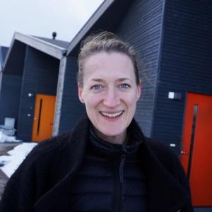 Image of Moa Björnsson on the Træna islands on the Helgeland coast in Northern Norway