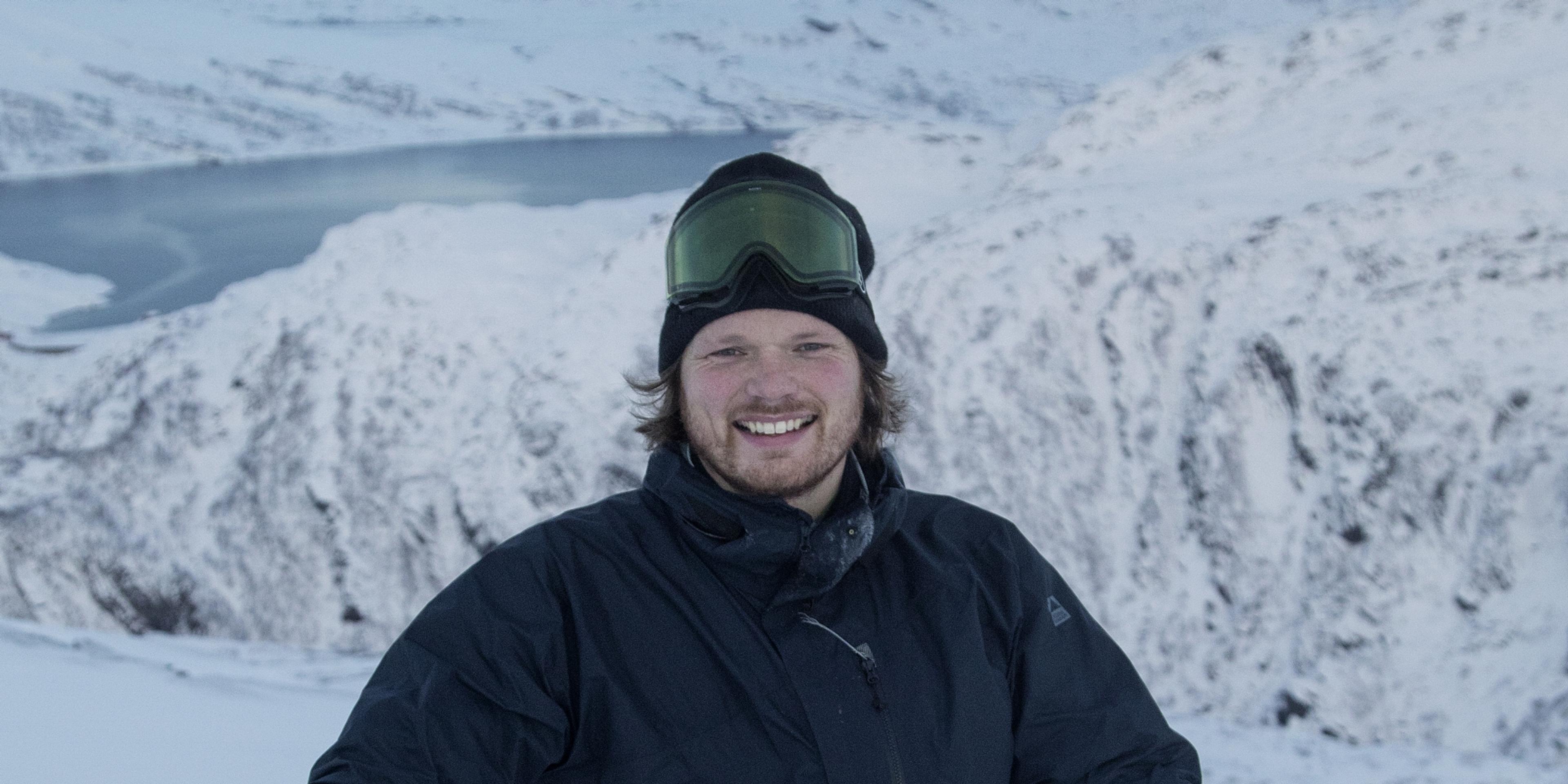 Portrait of Thomas Kleiven in Meløy, Northern Norway