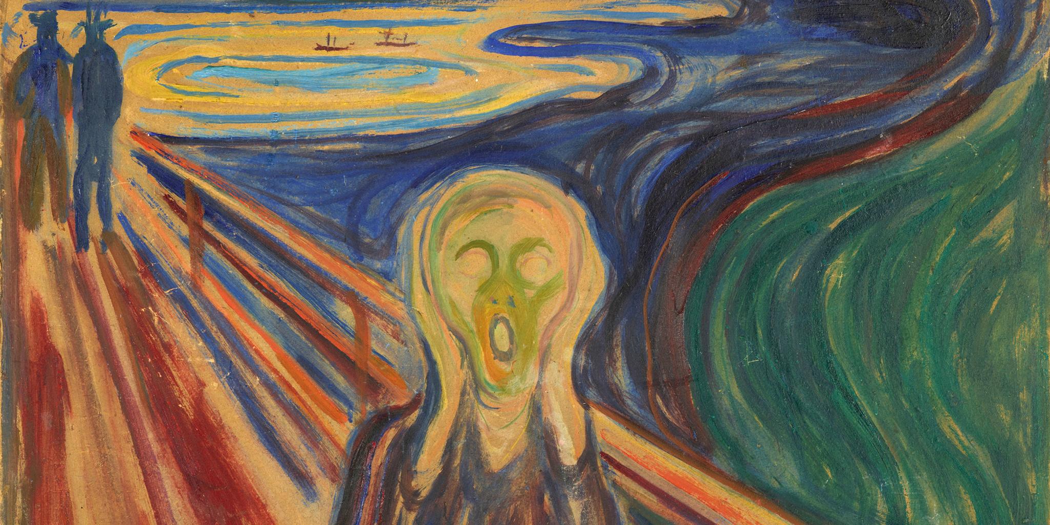 Det världskända konstverket Skriet av Edvard Munch