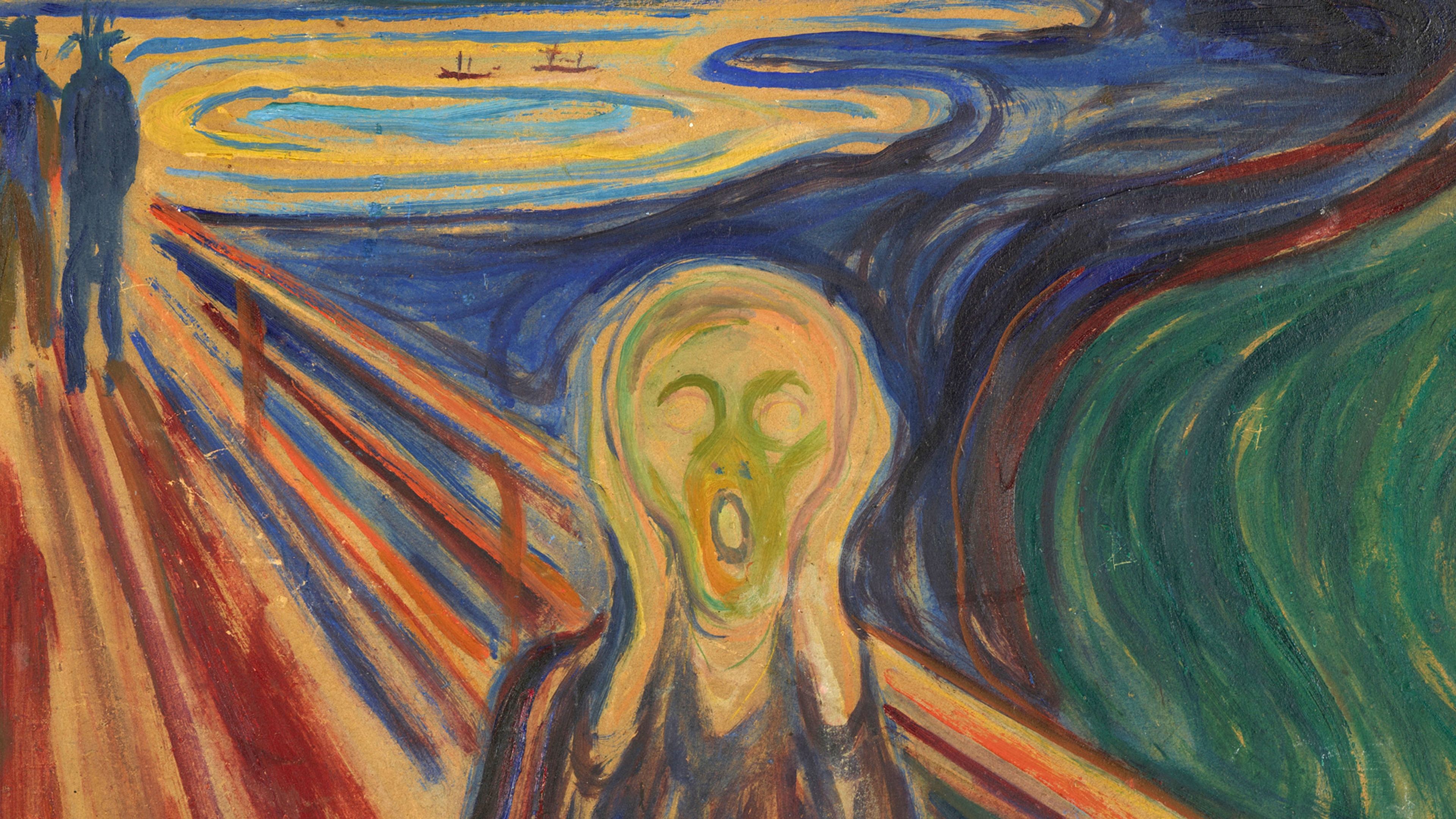 The world-famous painting The Scream by Edvard Munch