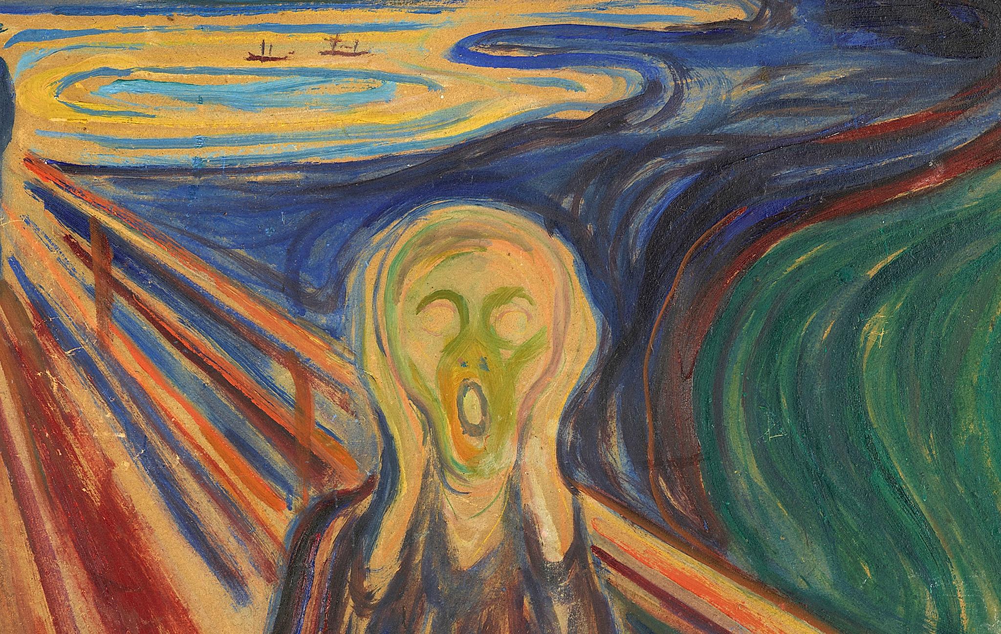 The Scream painting by Edvard Munch