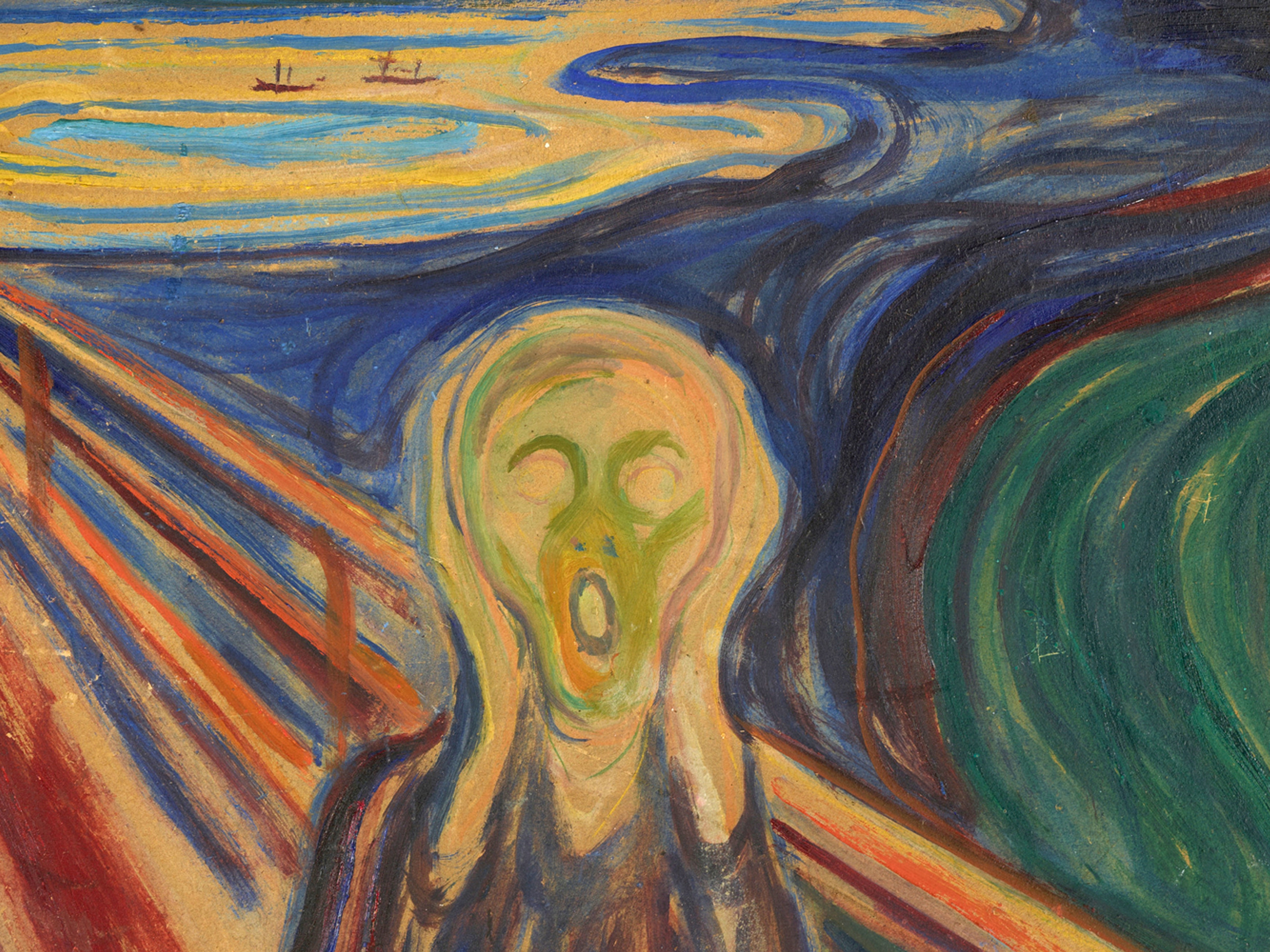 The Scream painting by Edvard Munch
