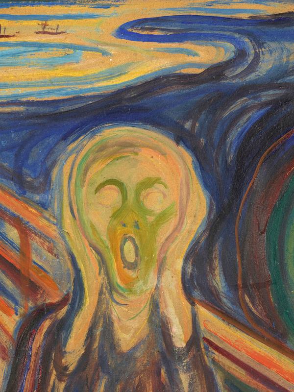 The Scream painting by Edvard Munch