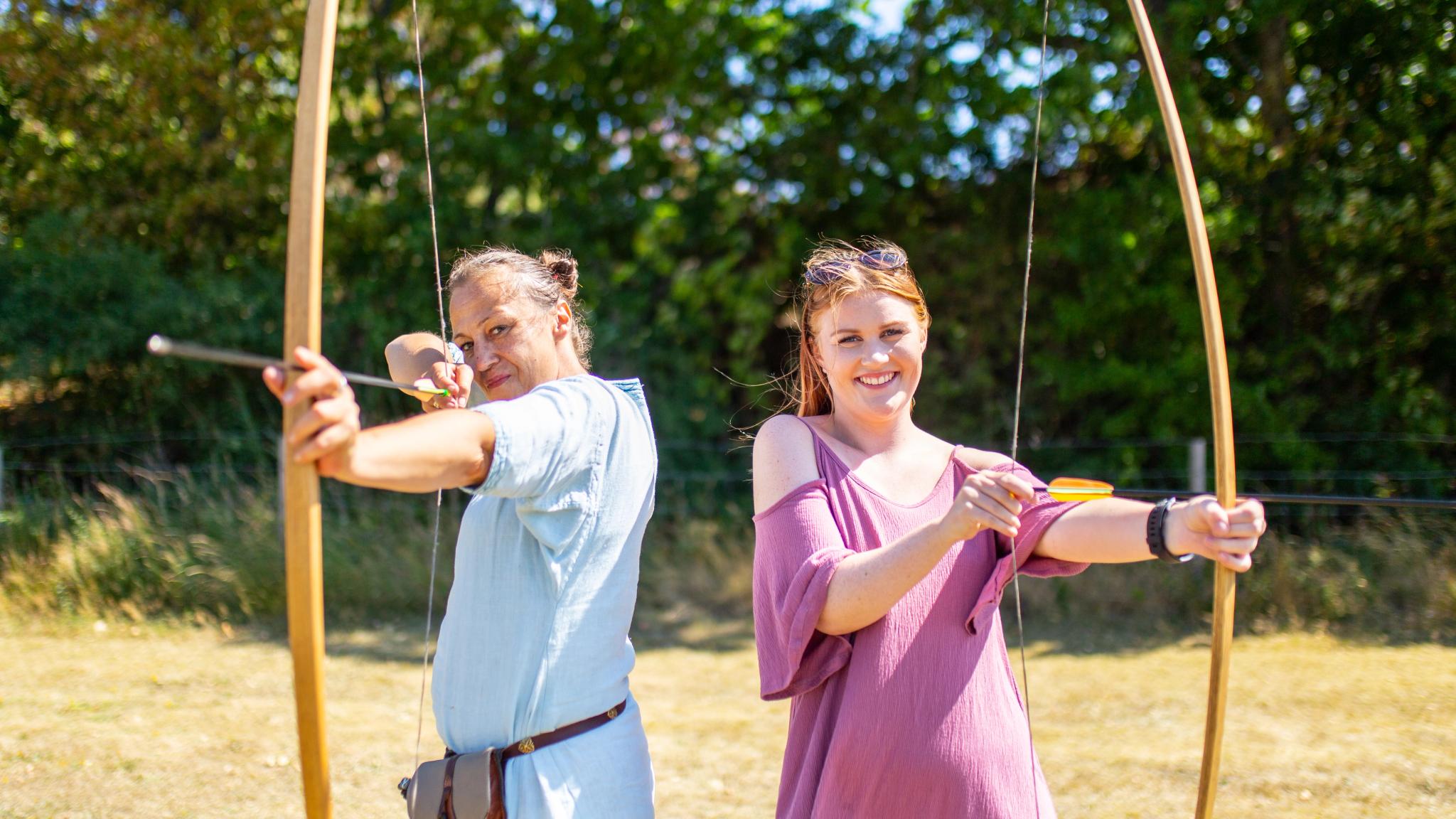 Historiska aktiviteter i vikingabyn Kaupang i Larvik