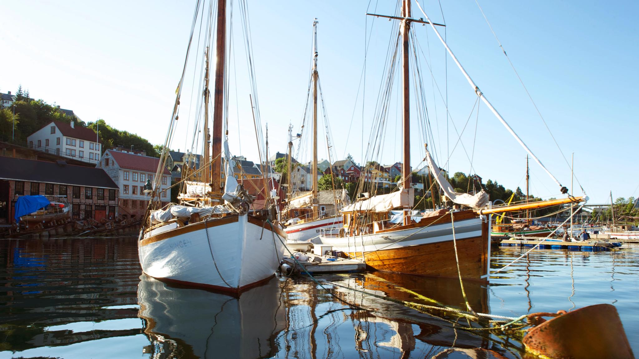 Mellemværftet museum and shipyard in Kristiansund
