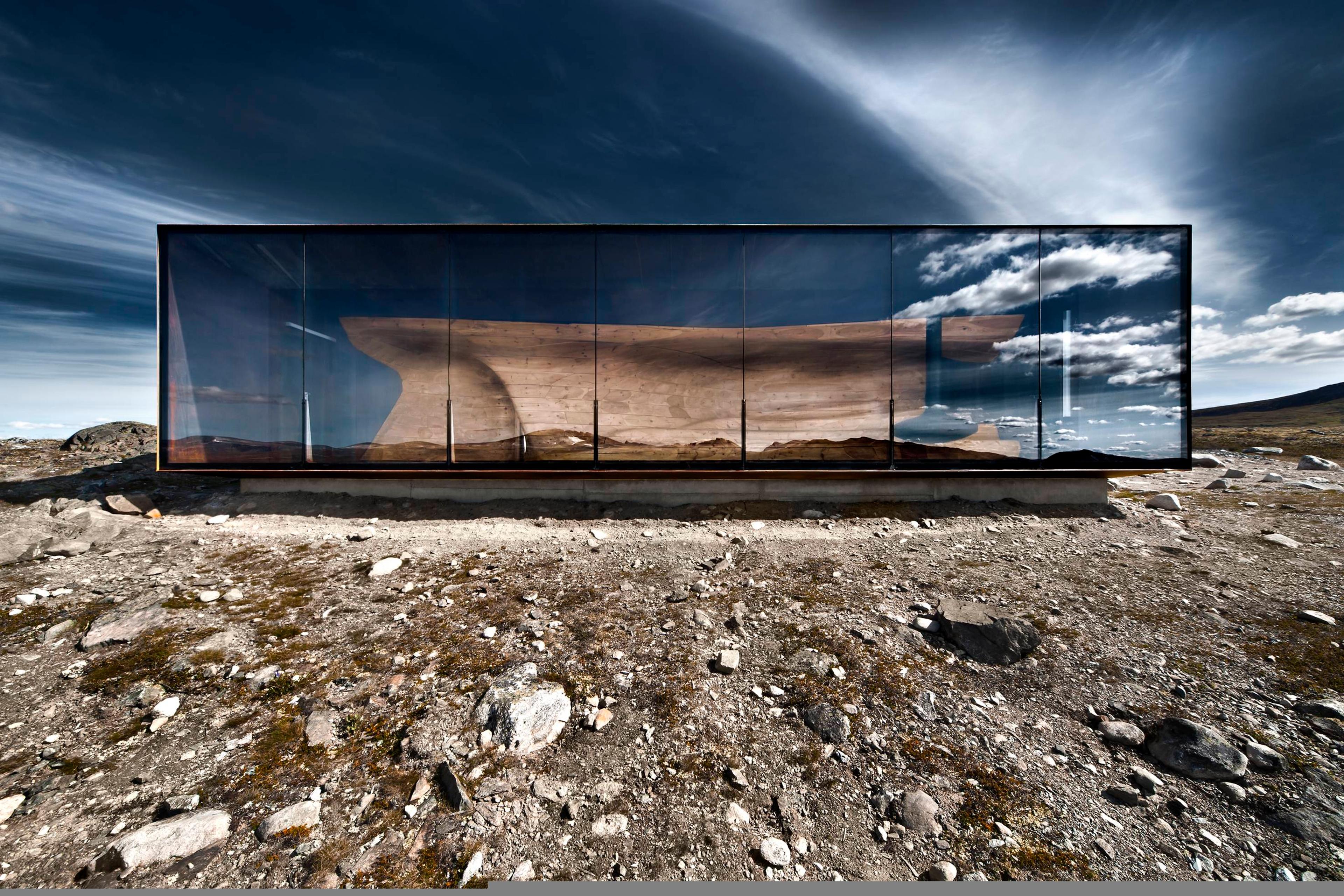 The Viewpoint Snøhetta pavillion at Hjerkinn in Dovrefjell, Eastern Norway