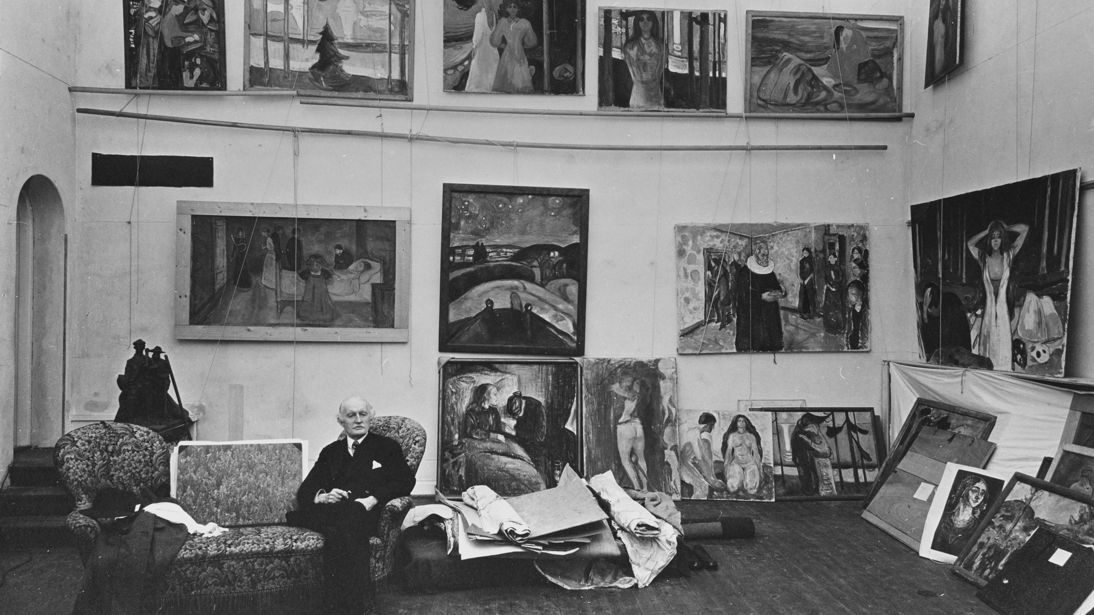 Edvard Munch, atelier at Ekely