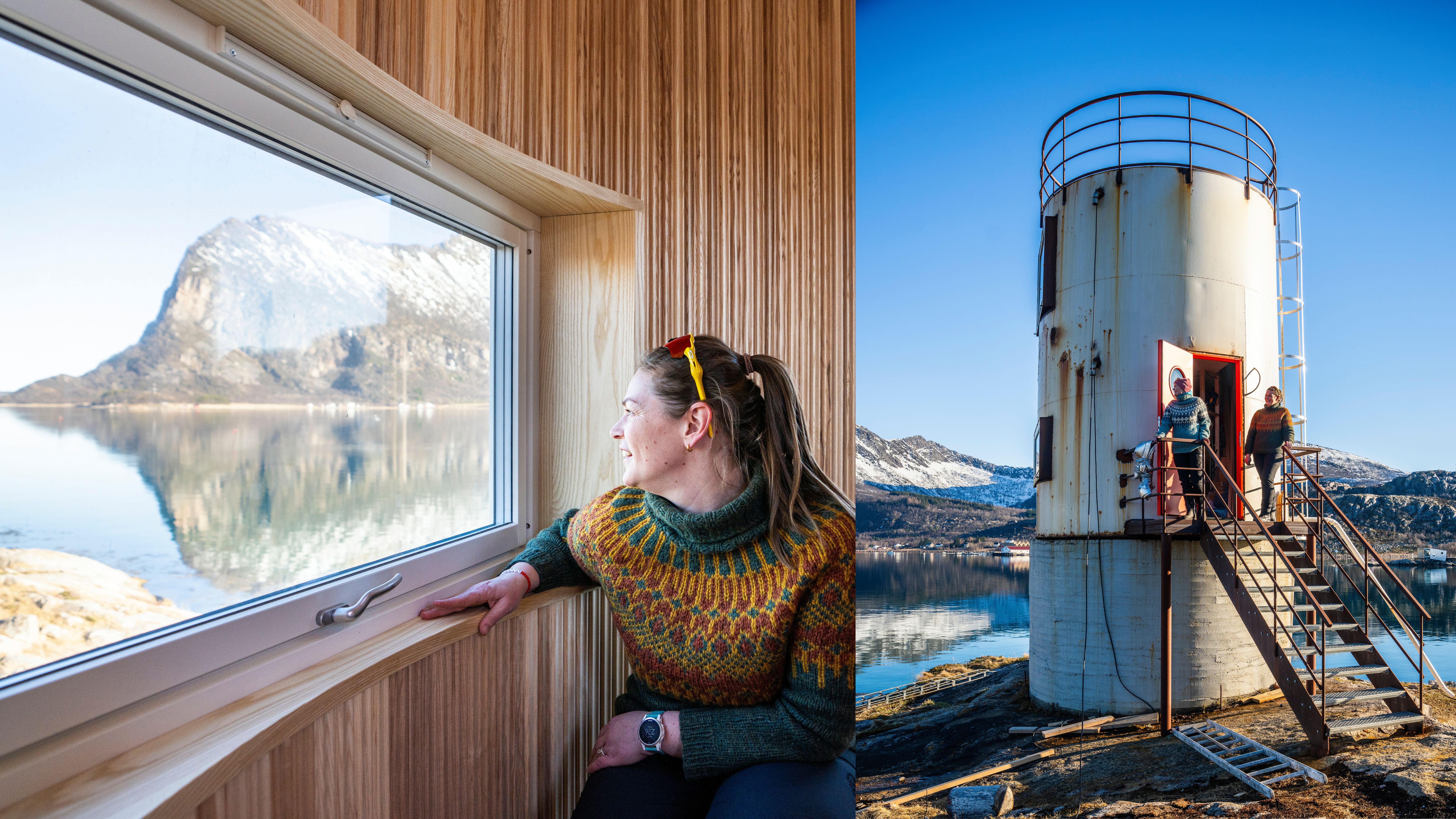 New life for the old solar tank called "Tank you" in Naustøy, Northern Norway
