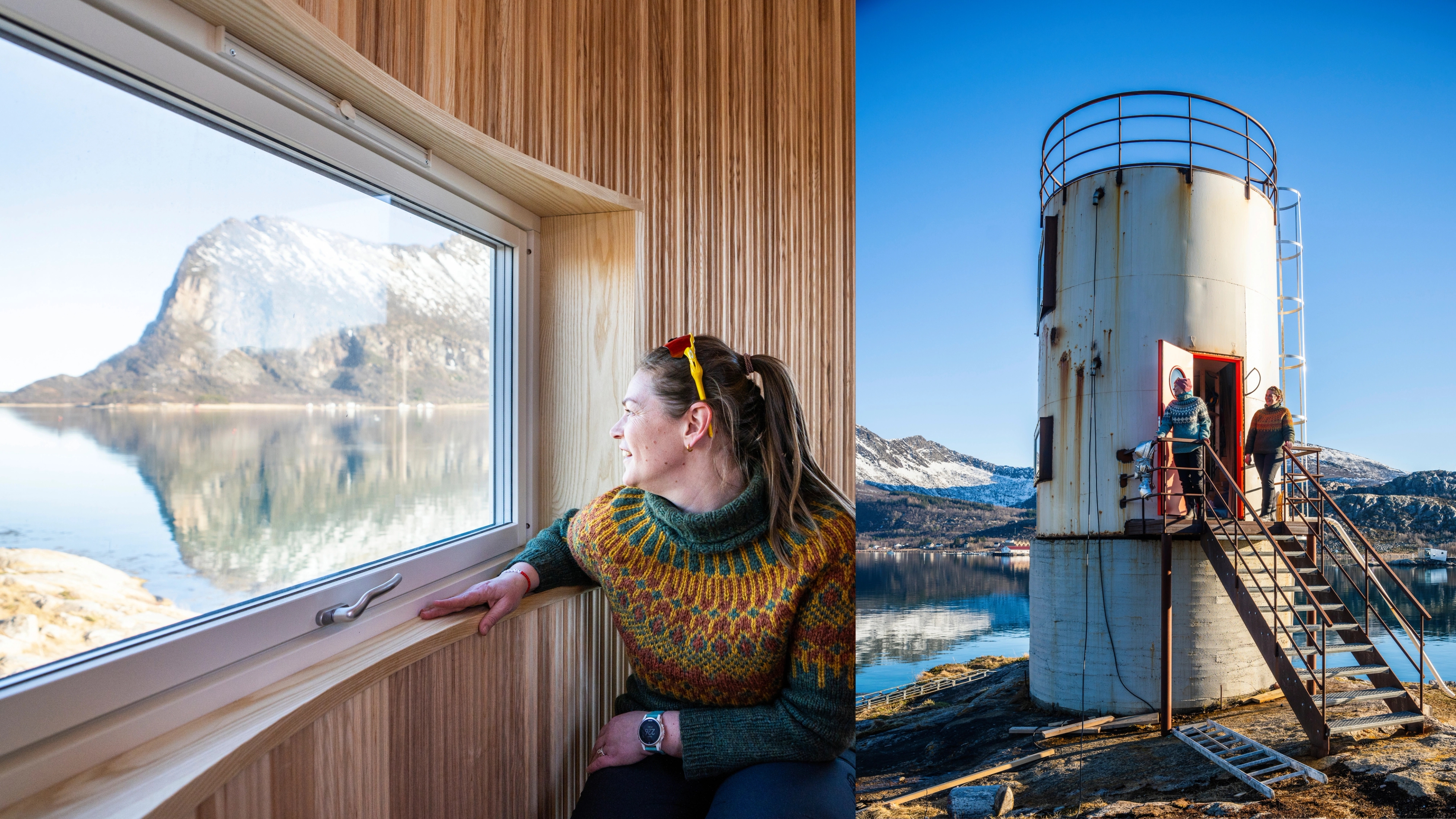 New life for the old solar tank called "Tank you" in Naustøy, Northern Norway
