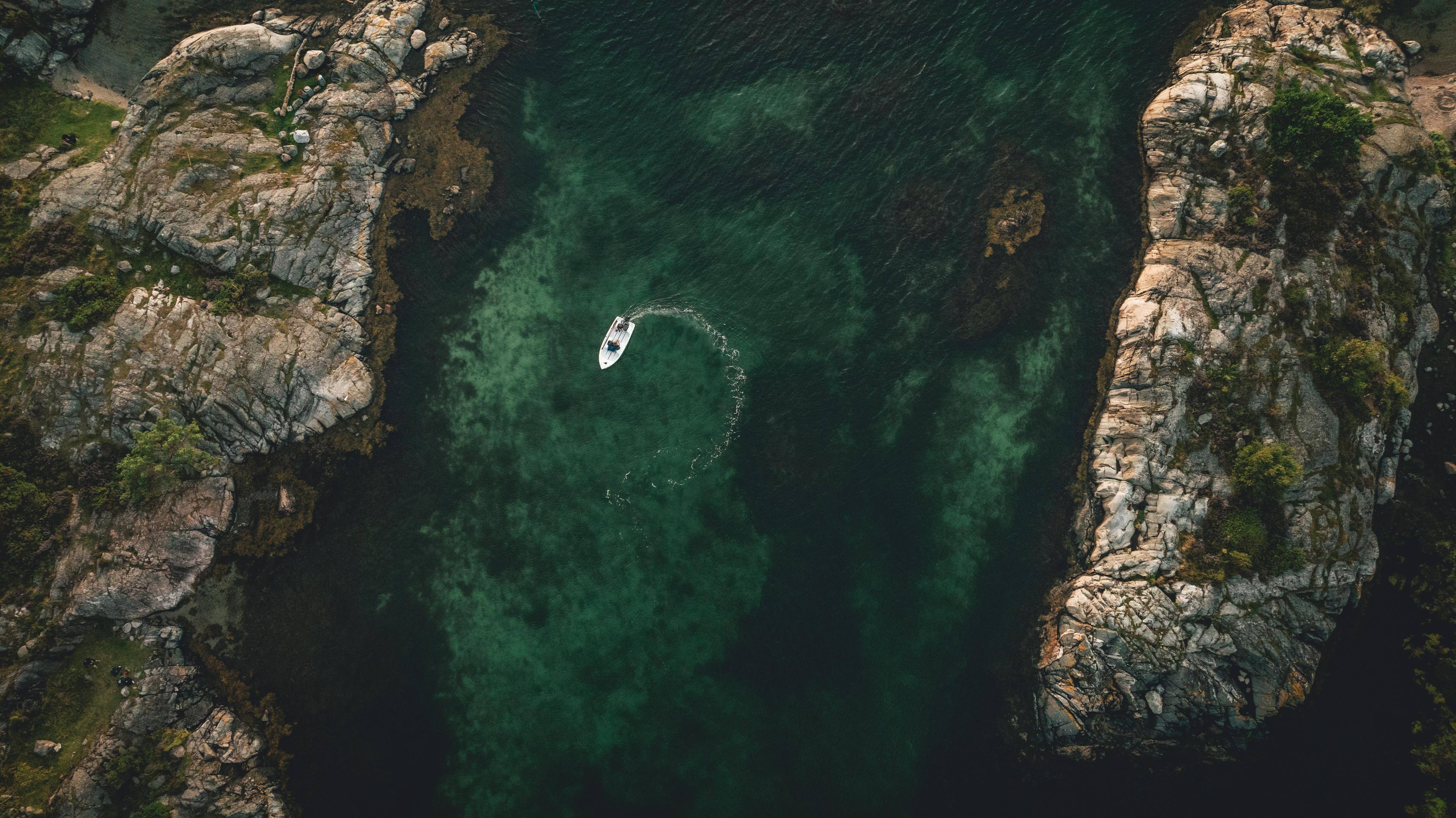 Sailing in Southern Norway in summer