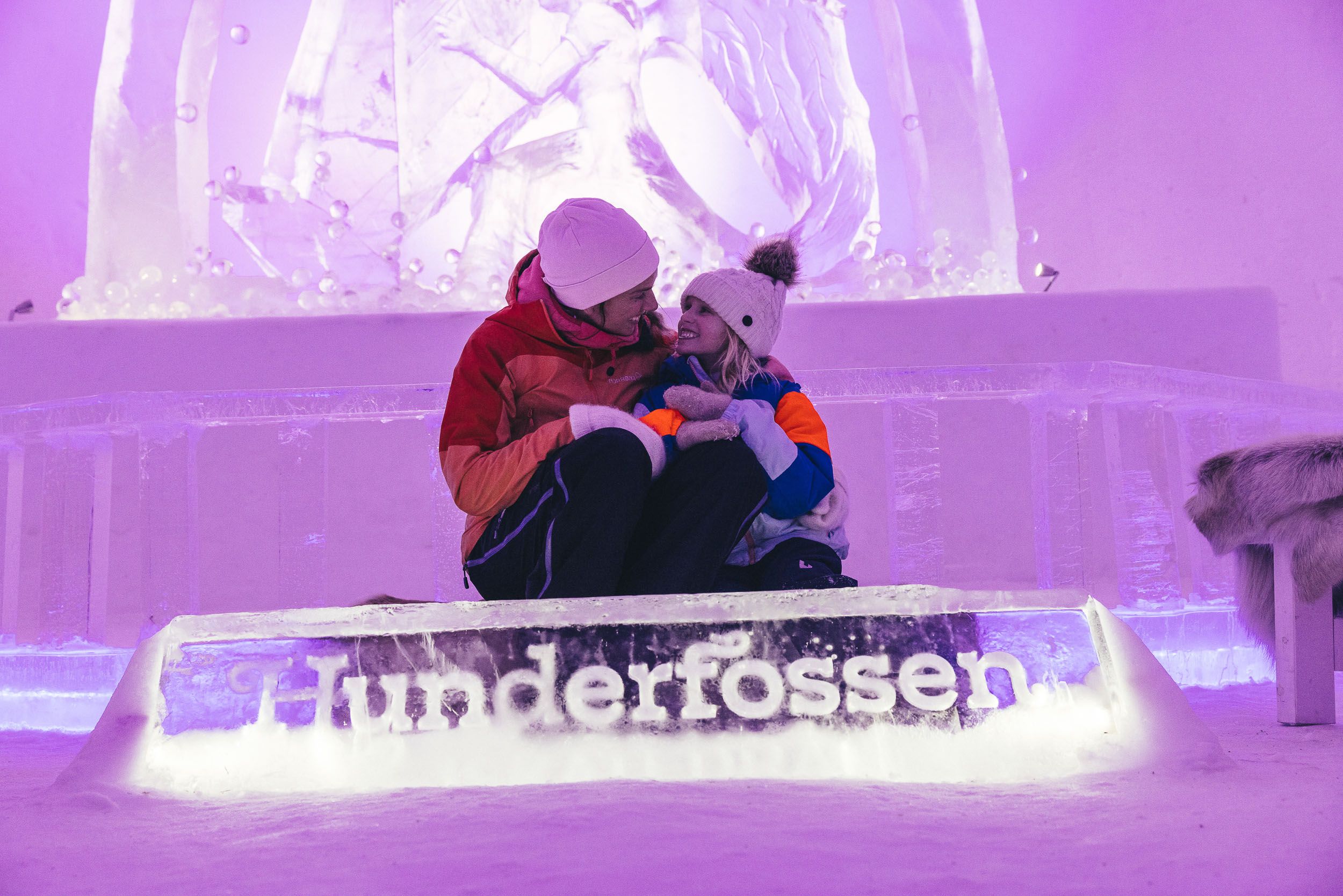 The Winter park in Hunderfossen family park in Lillehammer, Eastern Norway