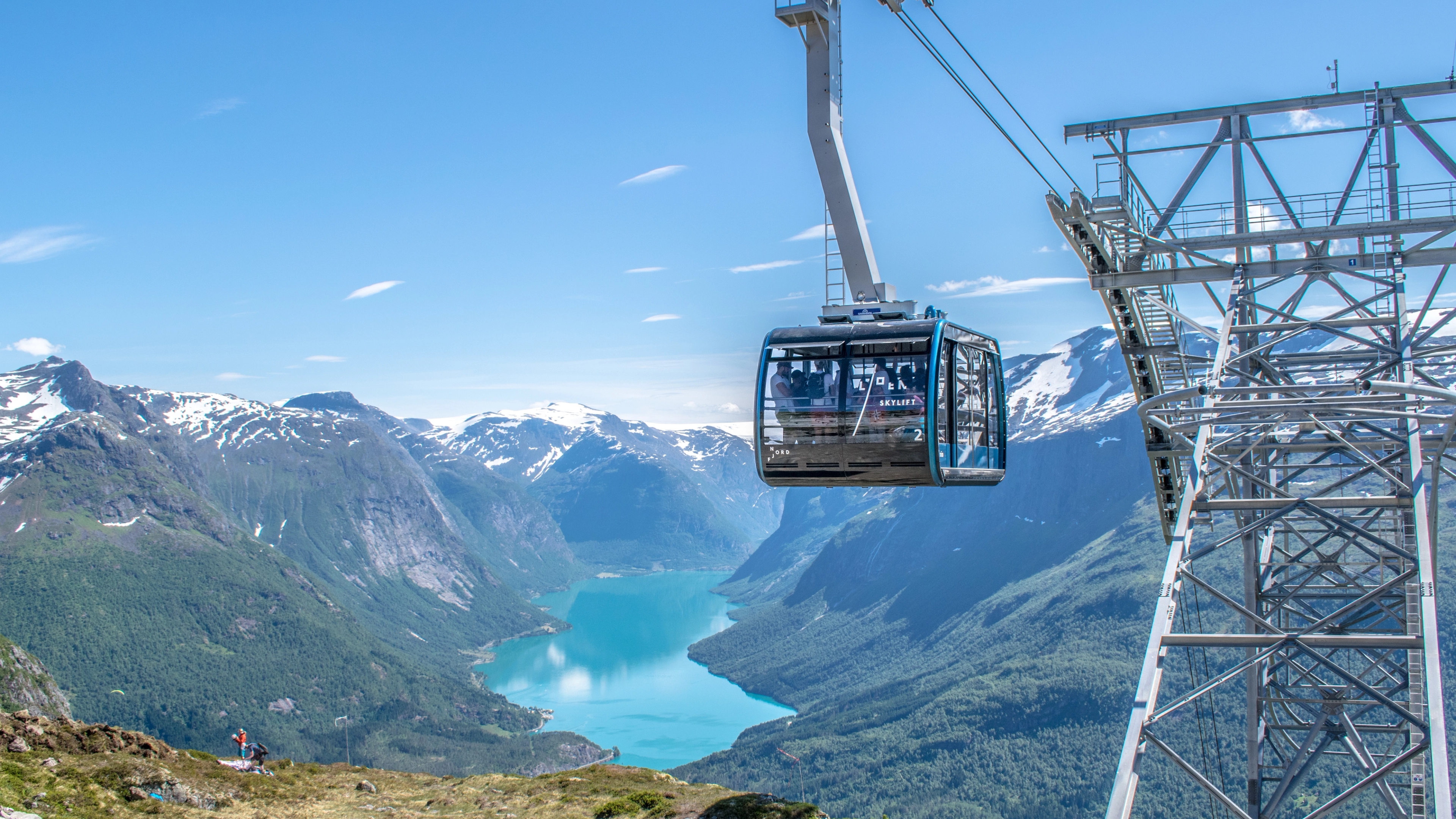 Loen Skylift on a sunny day