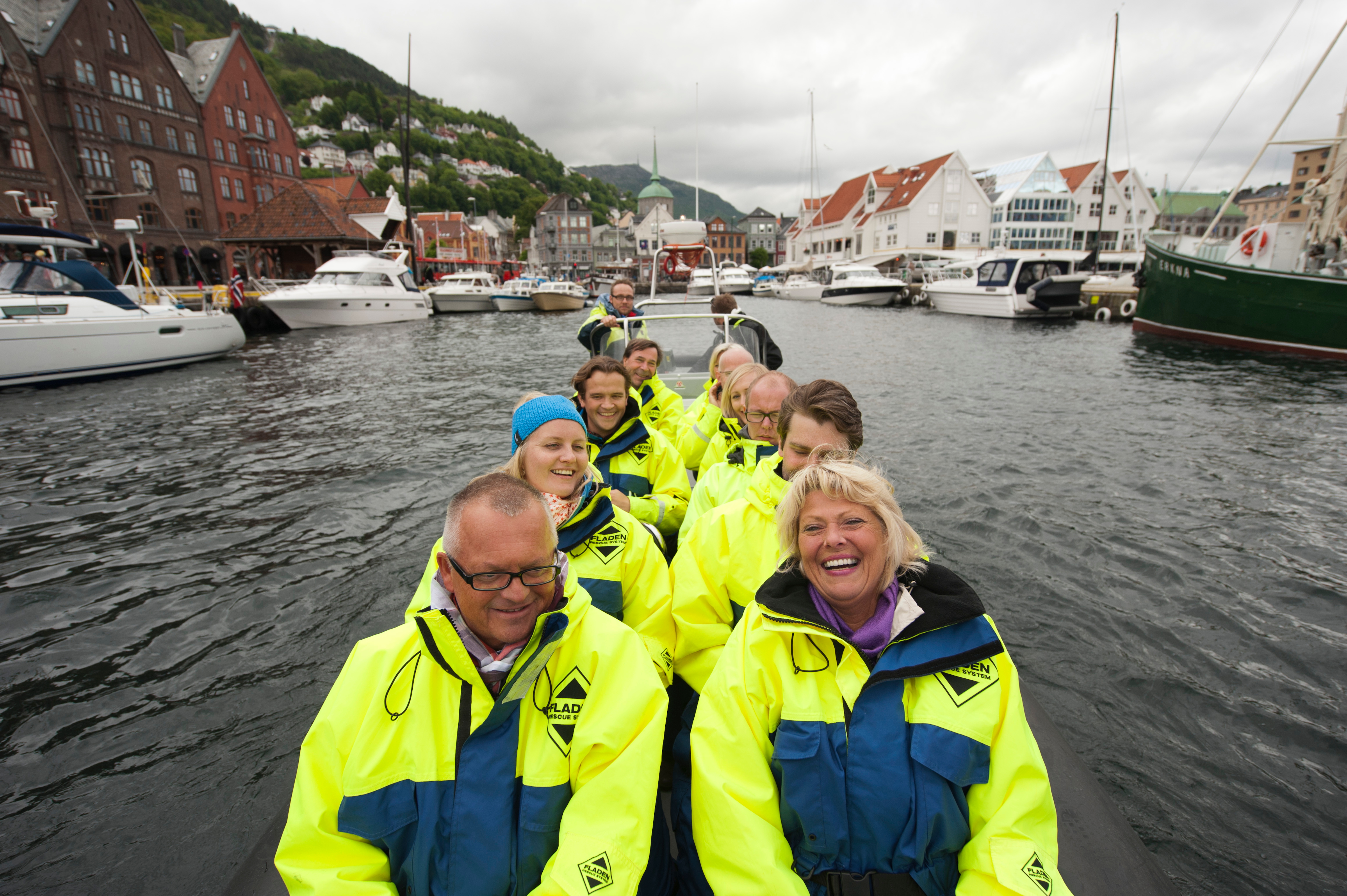Searafting Bergen harbour
