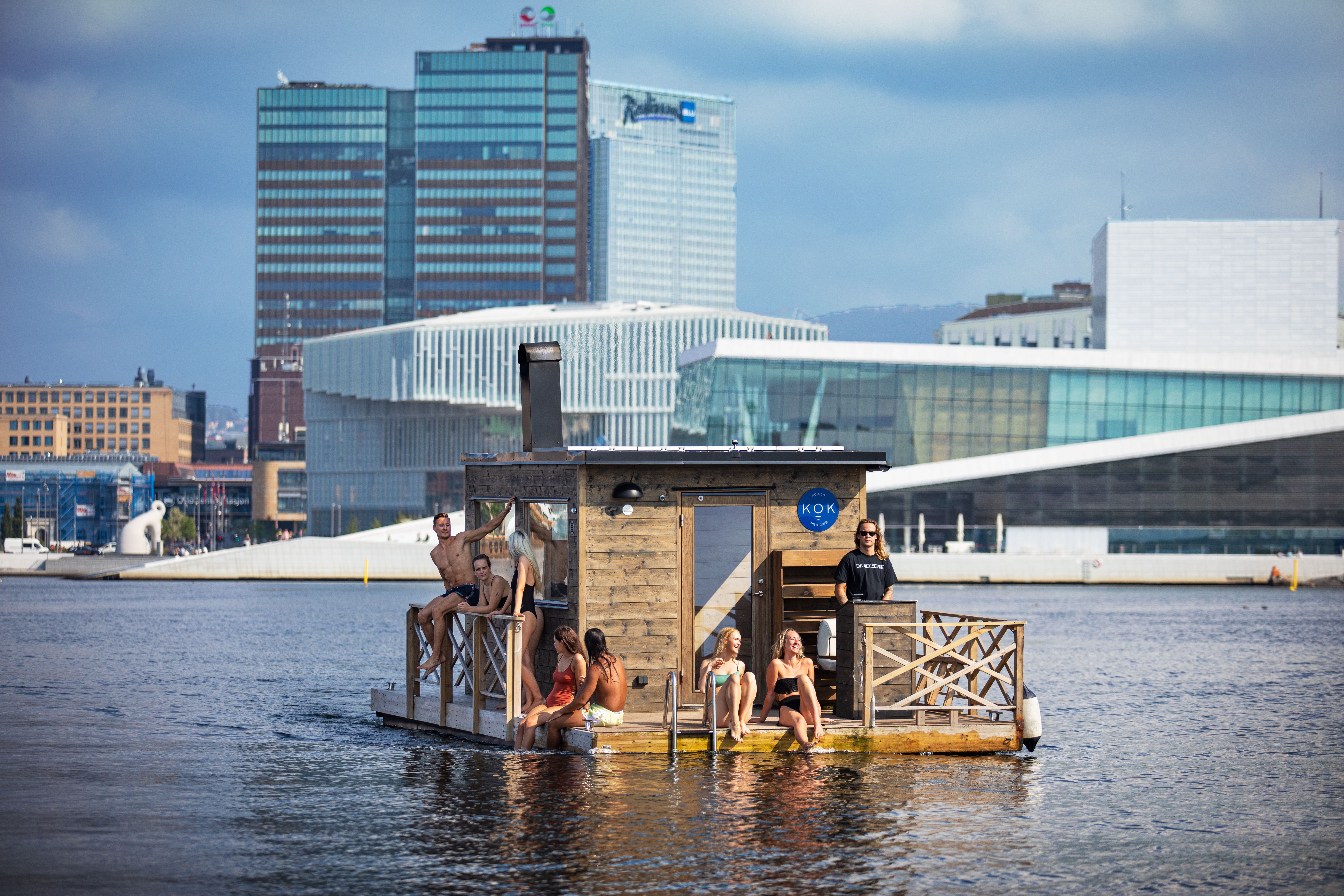 Planlegg reisen til Oslo og prøv den flytende badstuen KOK Oslo