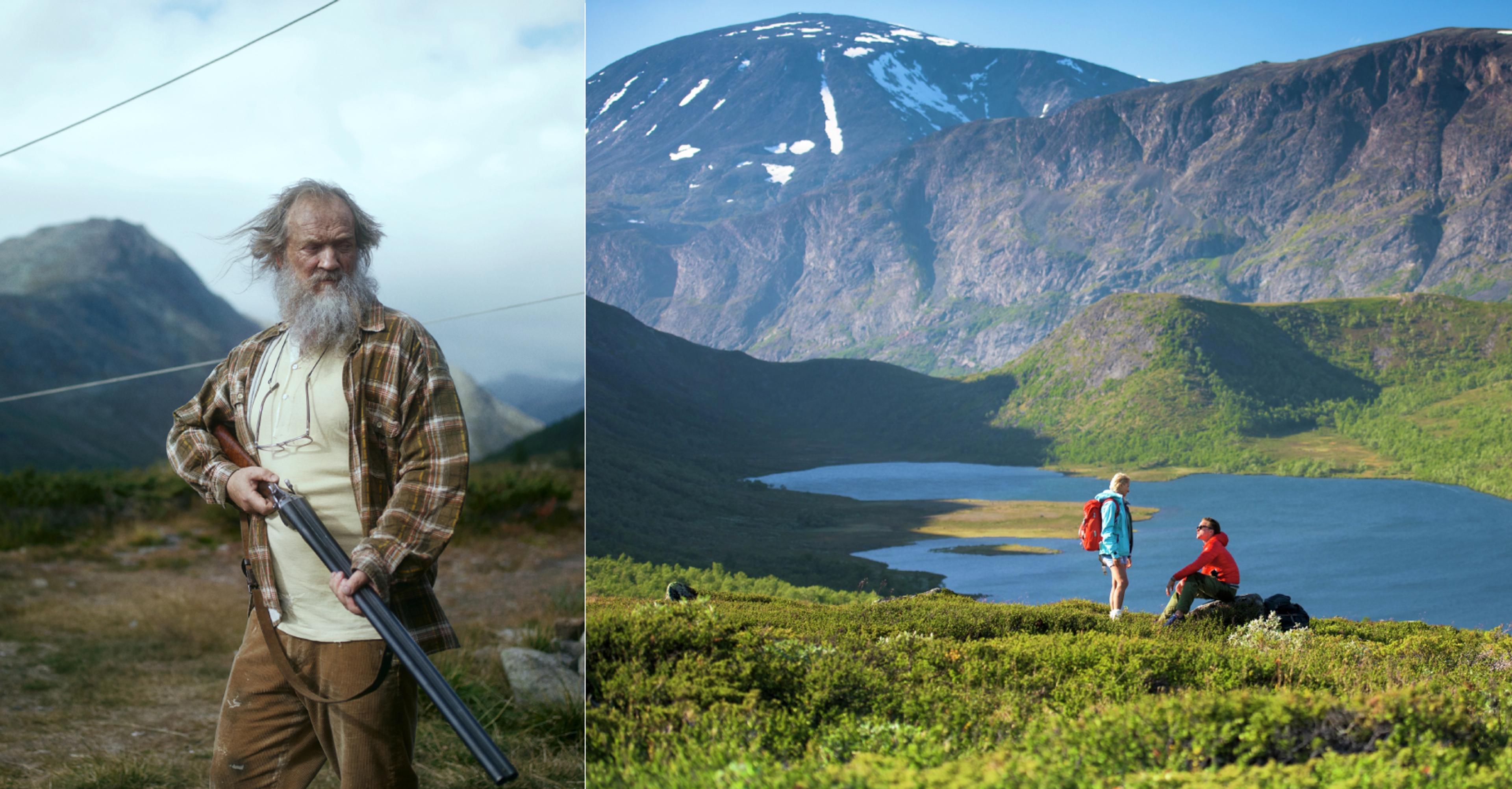 A scene in "Troll" is recorded at Valdresflye, Eastern Norway