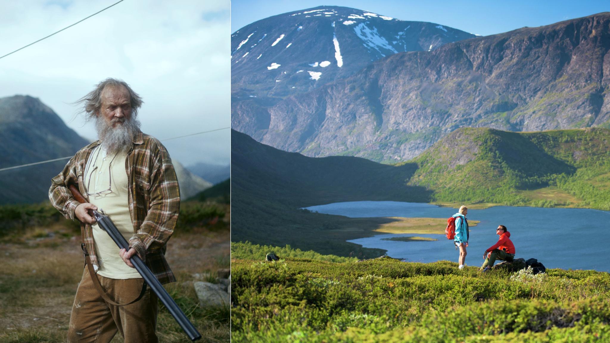 A scene in "Troll" is recorded at Valdresflye, Eastern Norway