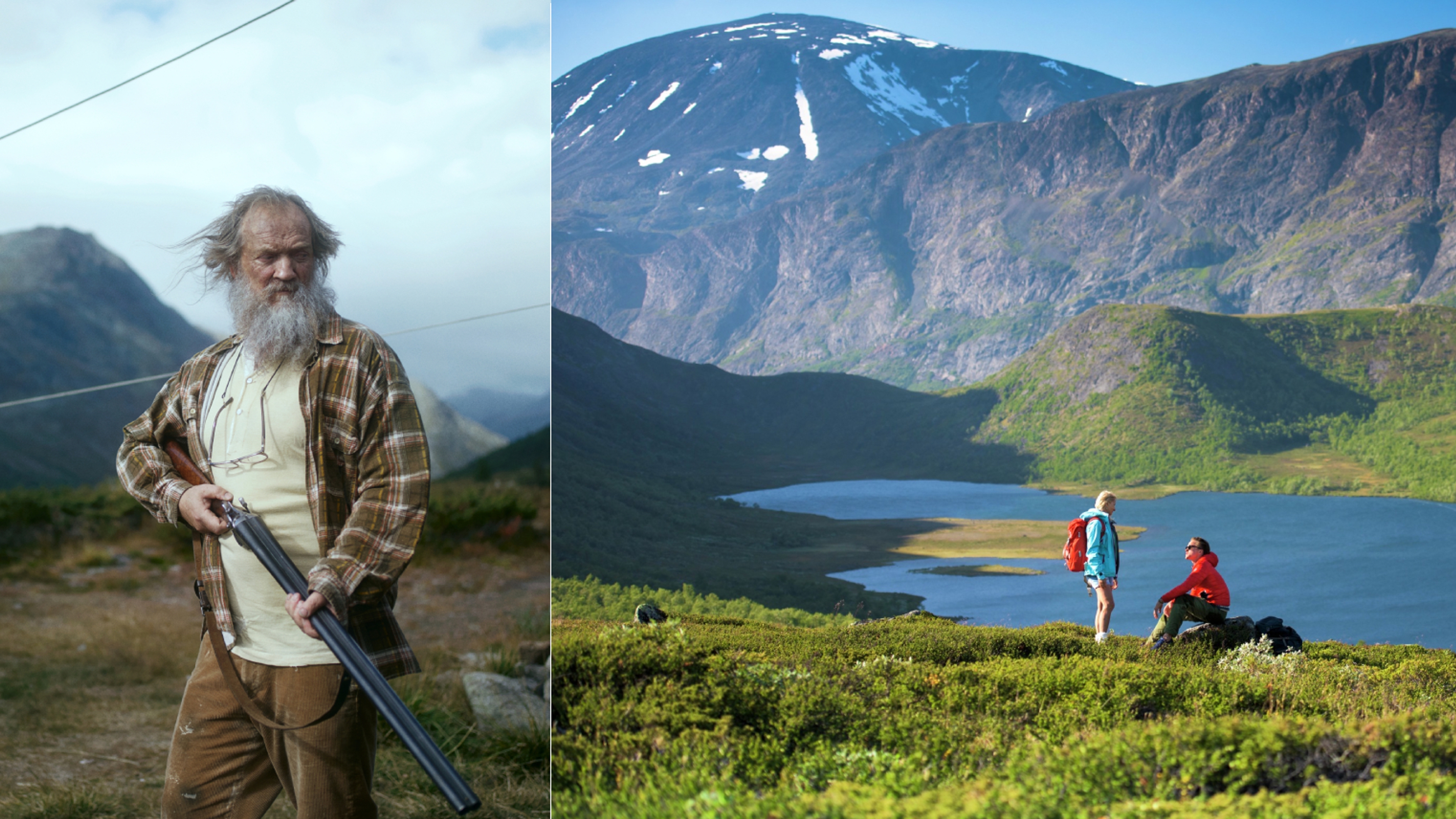 A scene in "Troll" is recorded at Valdresflye, Eastern Norway