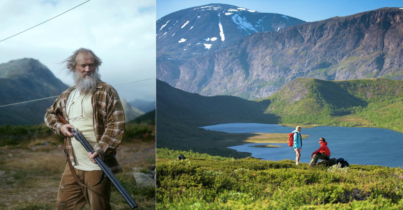 A scene in "Troll" is recorded at Valdresflye, Eastern Norway