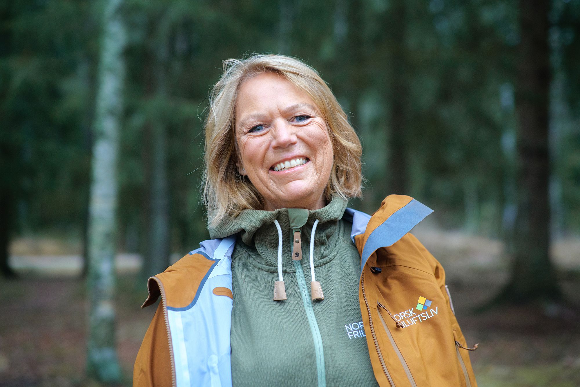 Portrait of Bente Lier, secretary-general of Norsk Friluftsliv