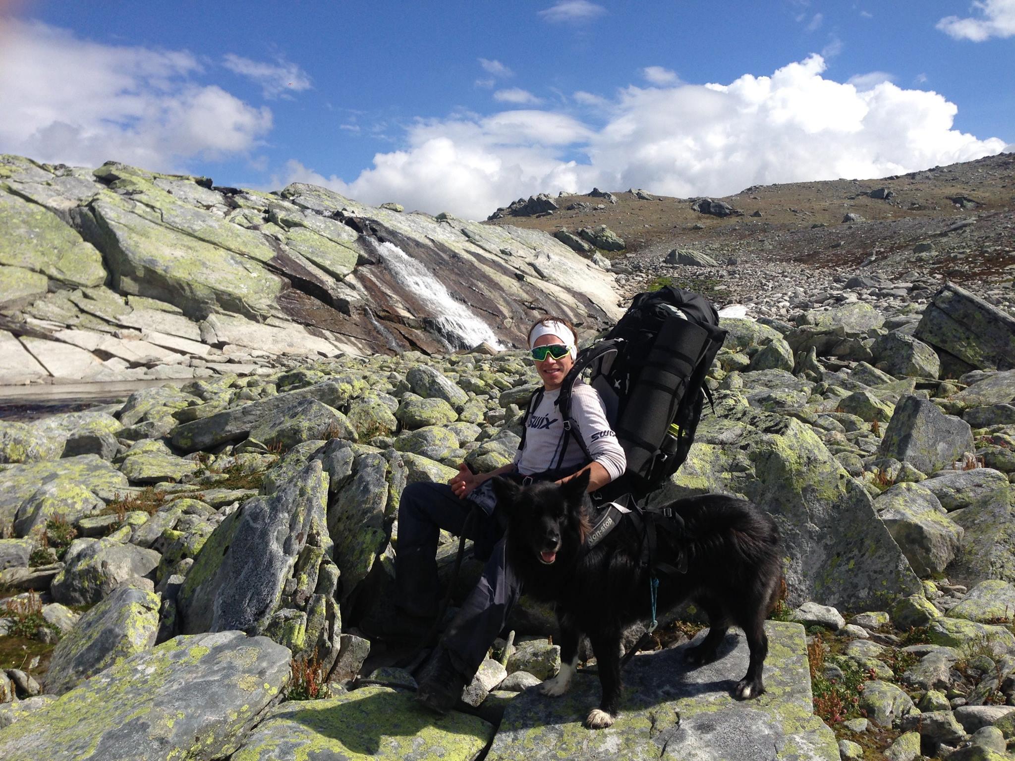 Espen Andreas Nielsen crossing Norway