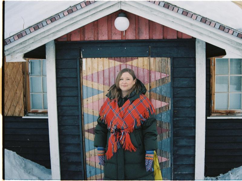 Sami woman in Finnmark.