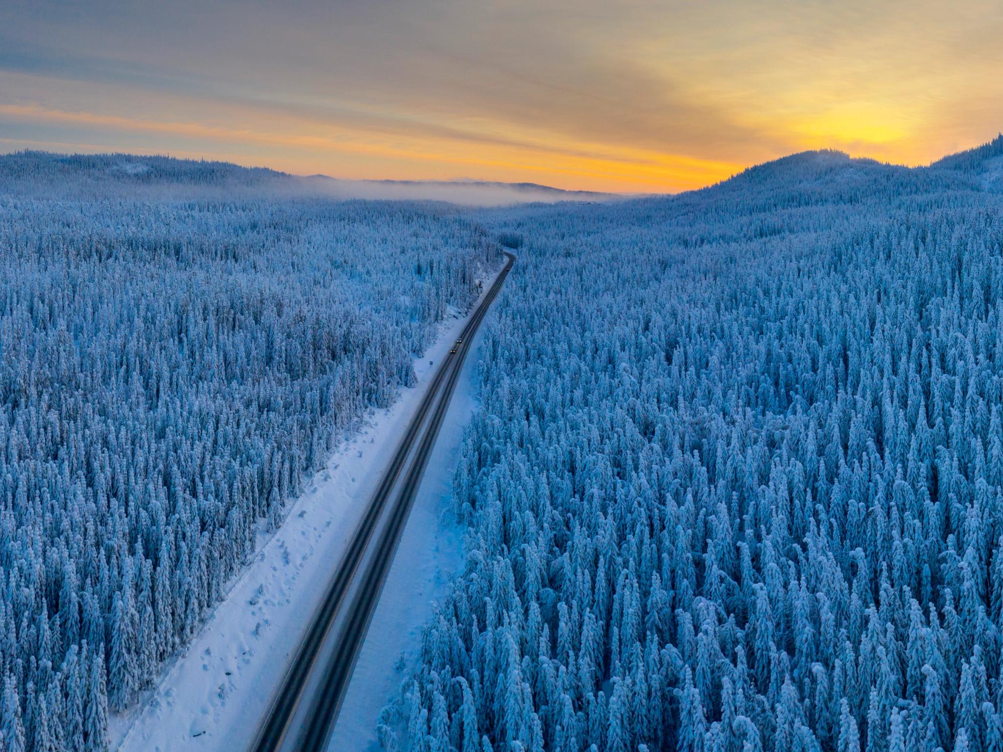 Vinter på Hadeland