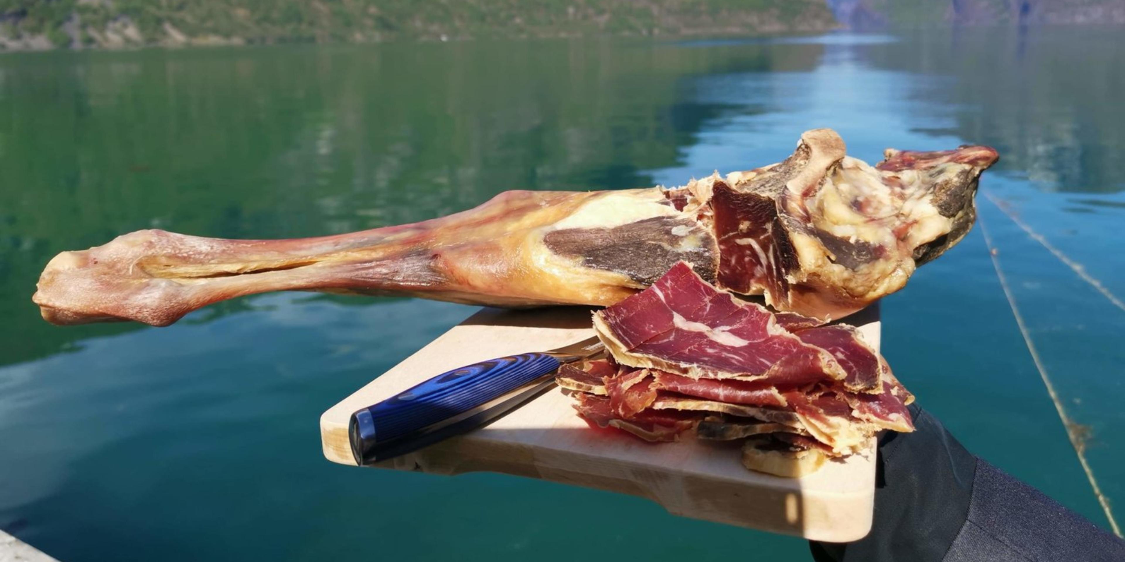 A fenalår by the fjord