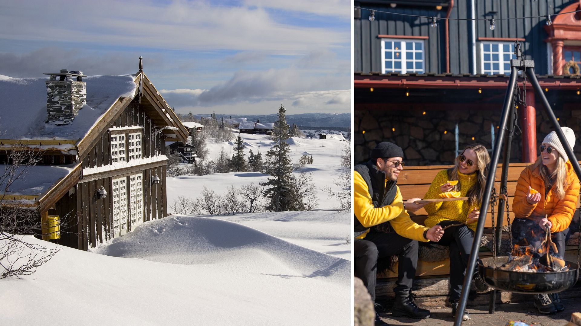 Easter at the mountain and at Grefsen in Oslo, Norway