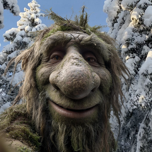 Twigs' selfie in winter wonderland